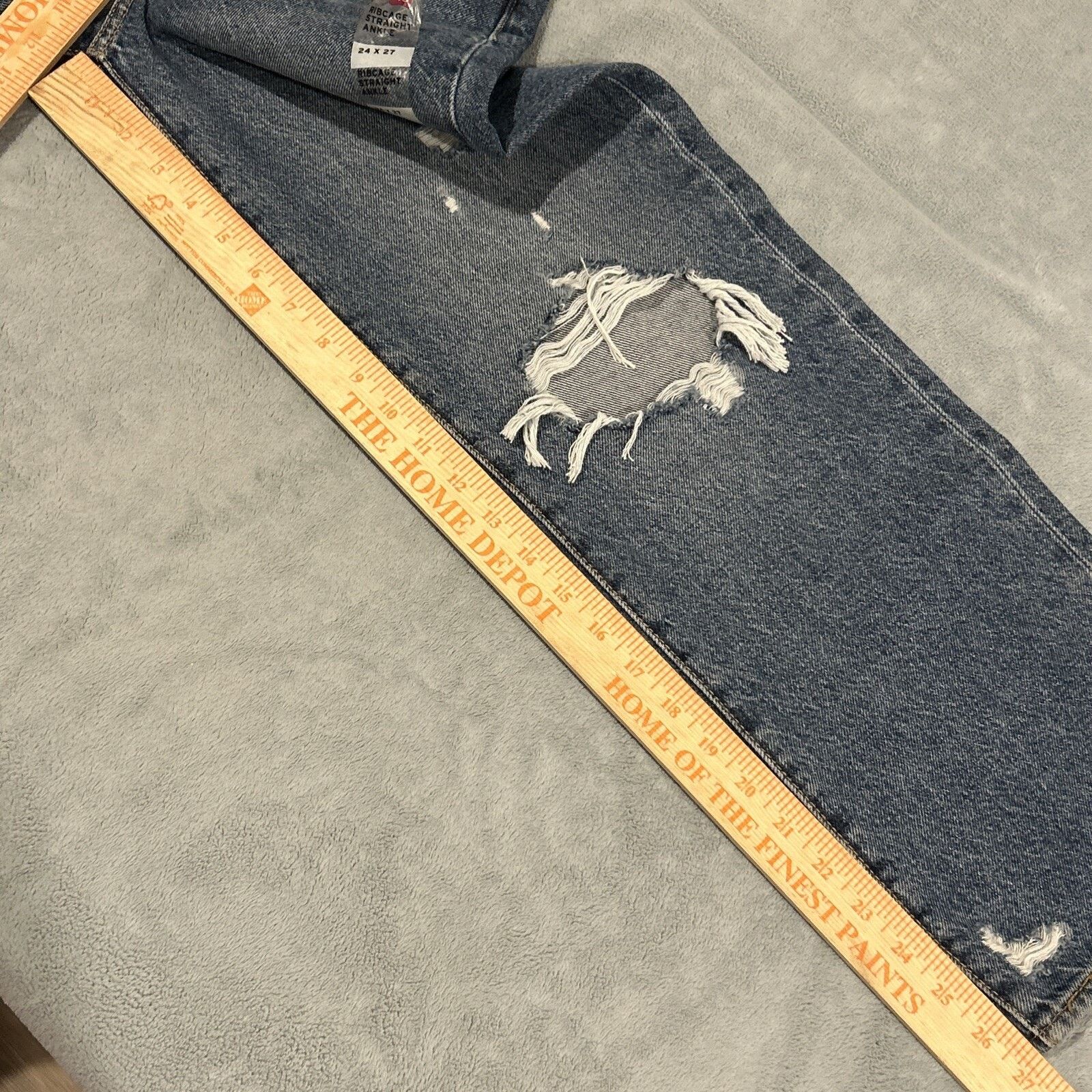 Levi's Levis Ribcage Loose Baggy Jeans Women 24x27 Relaxed Hamilton Size 24" / US 00 / IT 34 - 10 Thumbnail