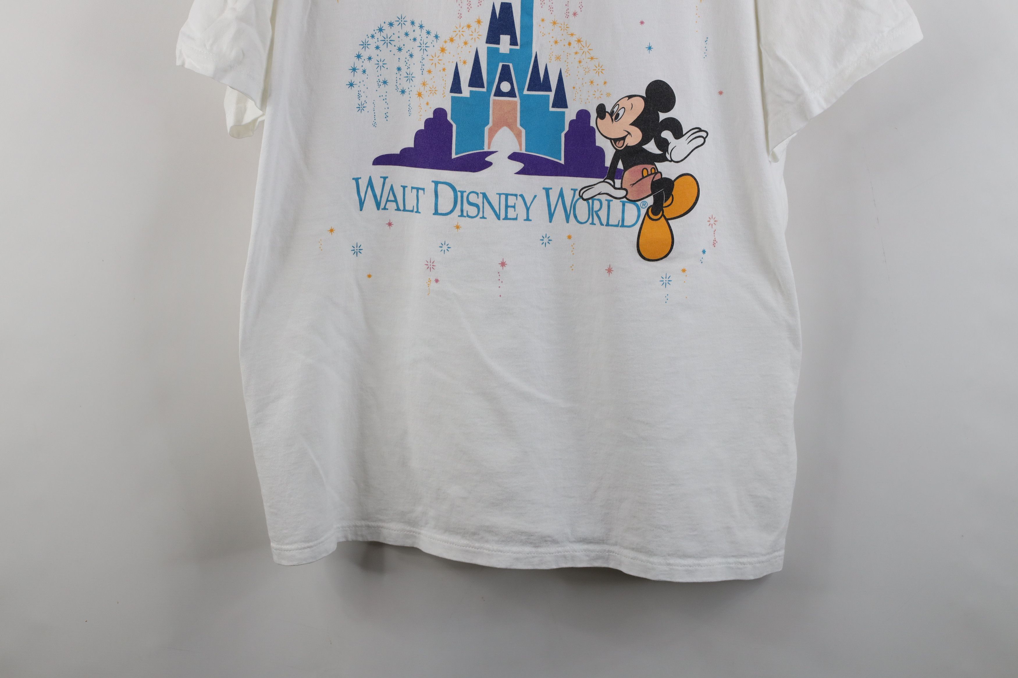 Disney × Vintage Vintage 90s Disney Disney World Mickey Mouse T-Shirt USA Size US XL / EU 56 / 4 - 3 Thumbnail