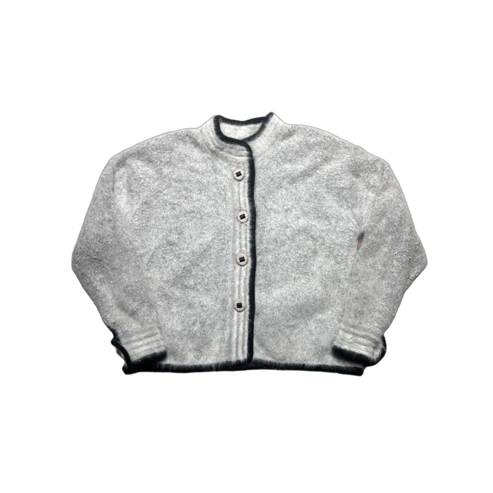 Vintage VINTAGE Venesha cardigan sweater fur fuzzy shaggy button front Women’s medium Size M / US 6-8 / IT 42-44 - 1 Thumbnail