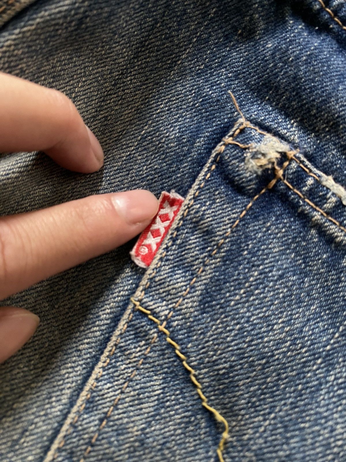 Hysteric Glamour Hysteric Glamour Destroy All Monsters Selvedge Distressed Size US 32 / EU 48 - 12 Thumbnail
