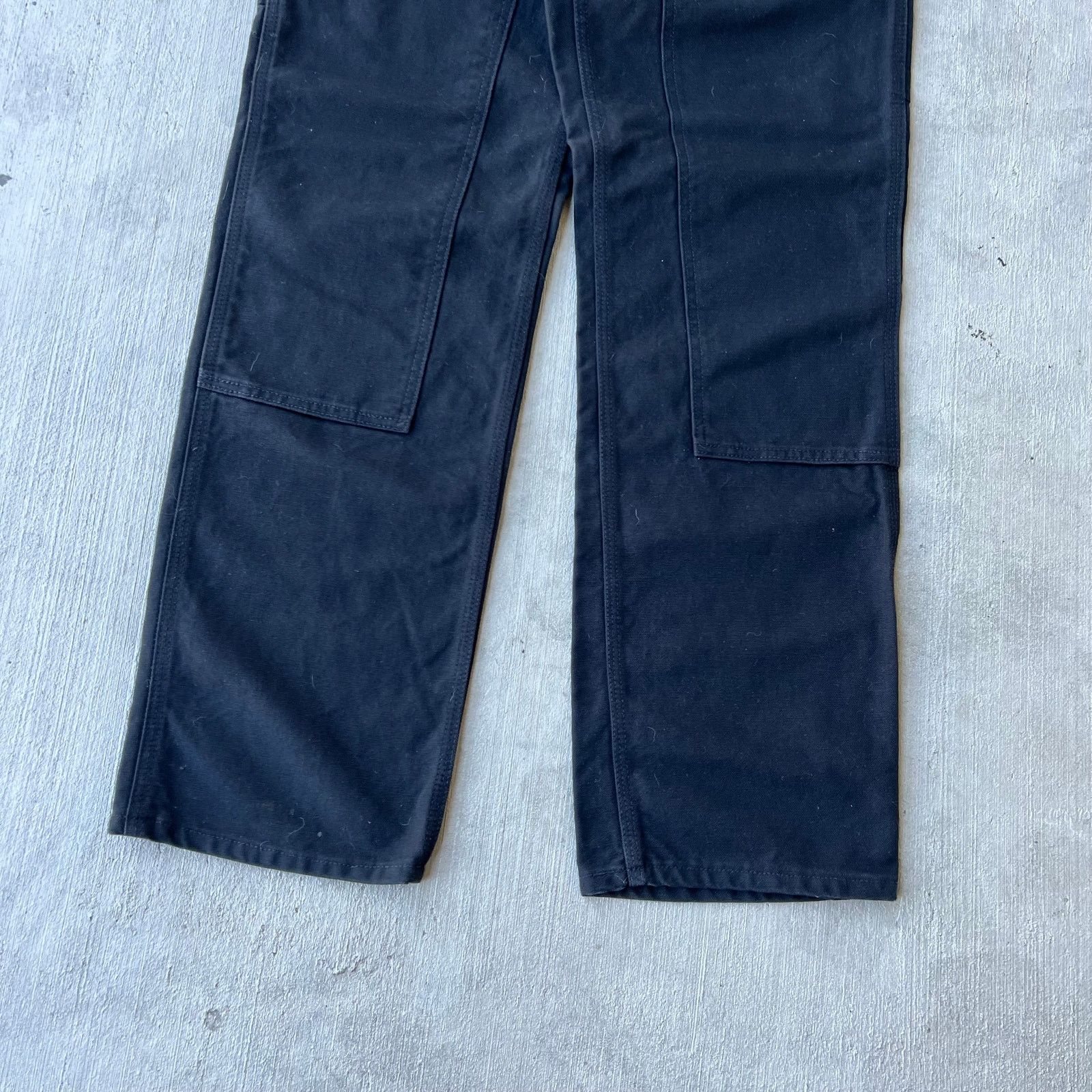 Carhartt × Vintage Carhartt black double knee work wear carpenter pants Size US 27 - 3 Thumbnail