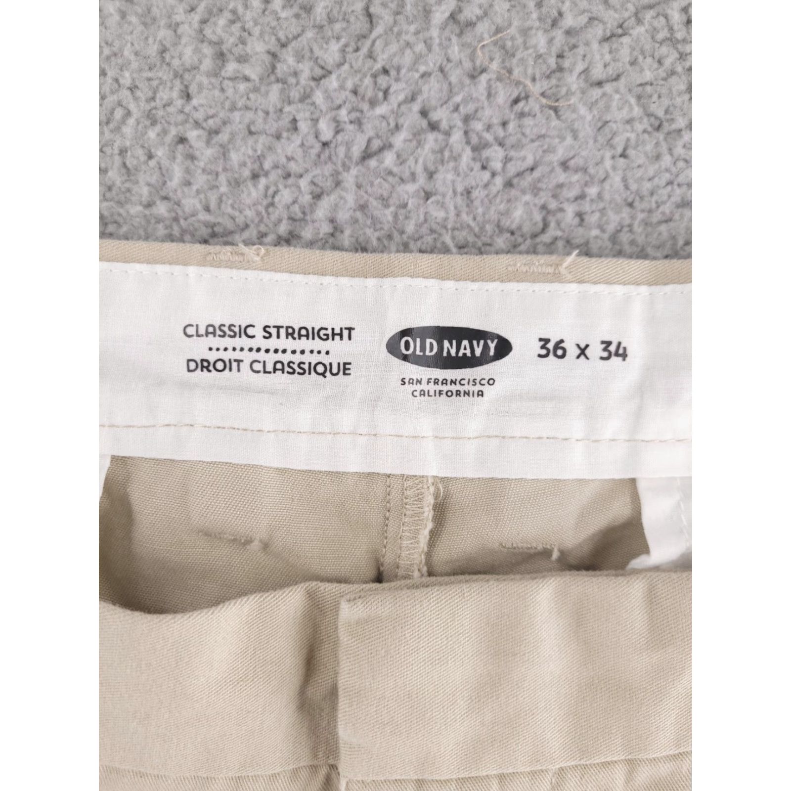 Old Navy Old Navy Pants Mens 36x33 Chino Beige Relaxed Straight Fit Pants Mens 36 Beige Chino Relaxed Straight 36 x 33 Mens Size US 36 / EU 52 - 3 Thumbnail
