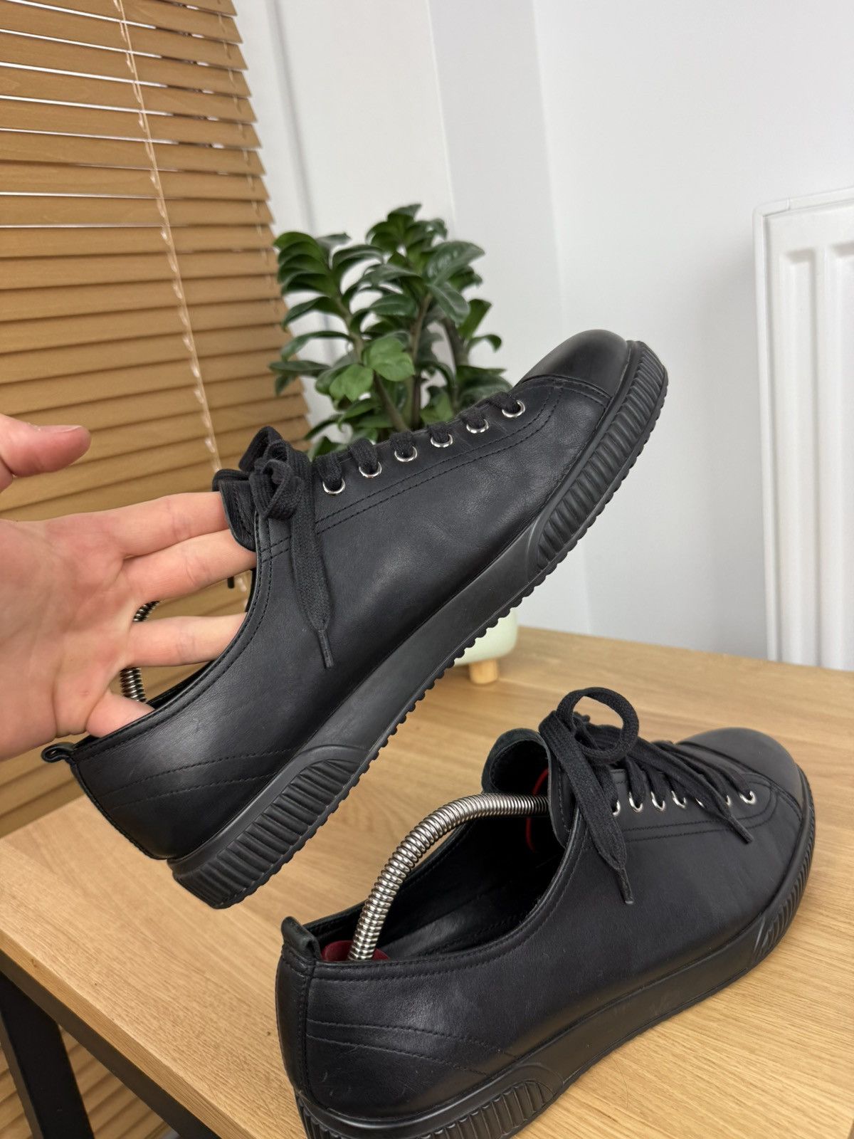 PRADA Leather Sneakers shoes boots archive rap sport