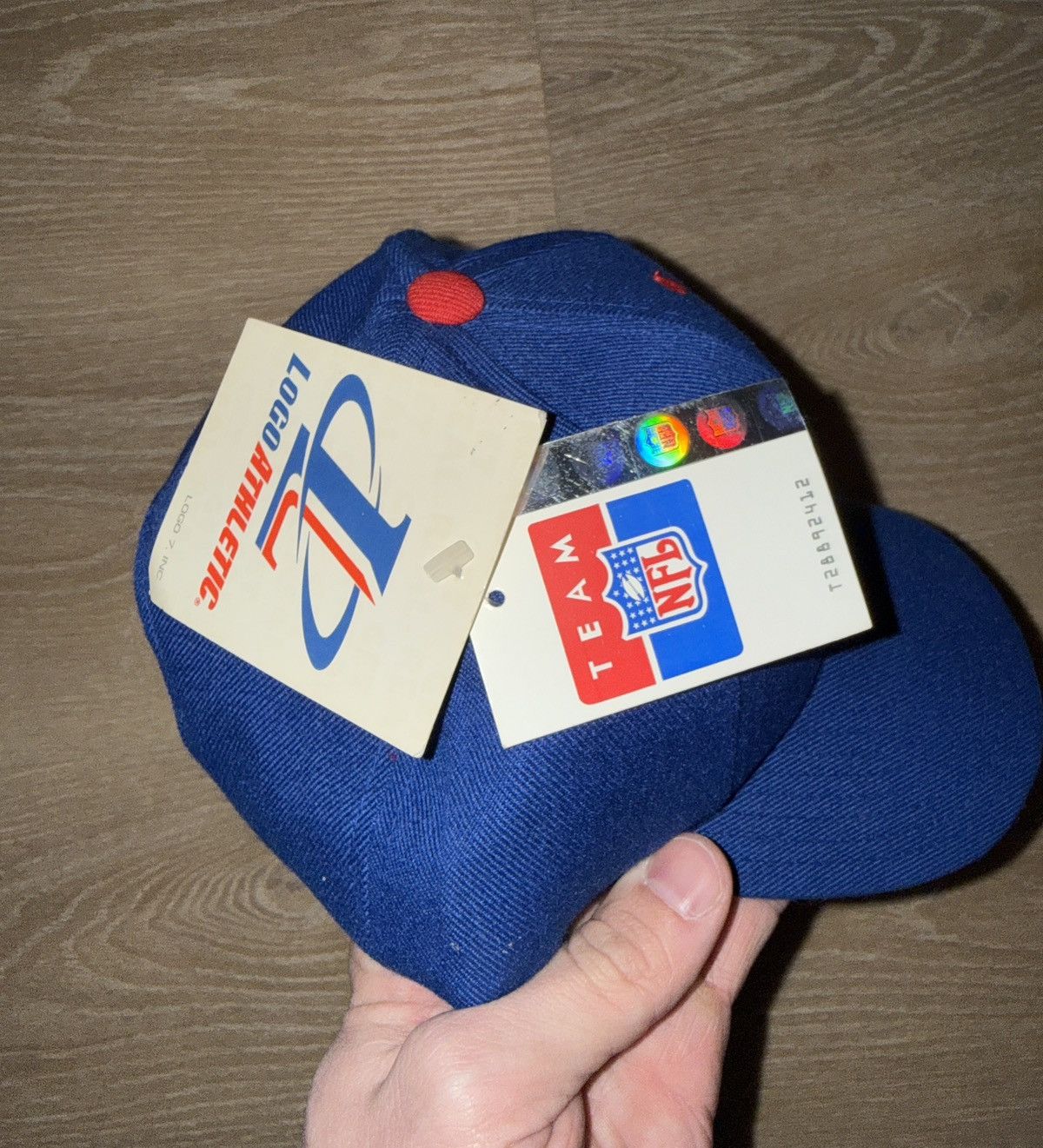 Logo Athletic Vintage New York Giants Logo Athletic SnapBack Hat NWT Size ONE SIZE - 4 Thumbnail