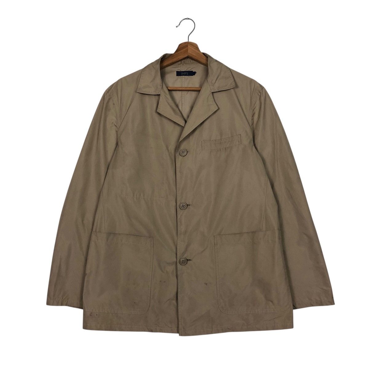 SHIPS 📌Vintage Chore Work Jacket Duck Canvas Ships Issey Miyake Size US L / EU 52-54 / 3 - 2 Thumbnail