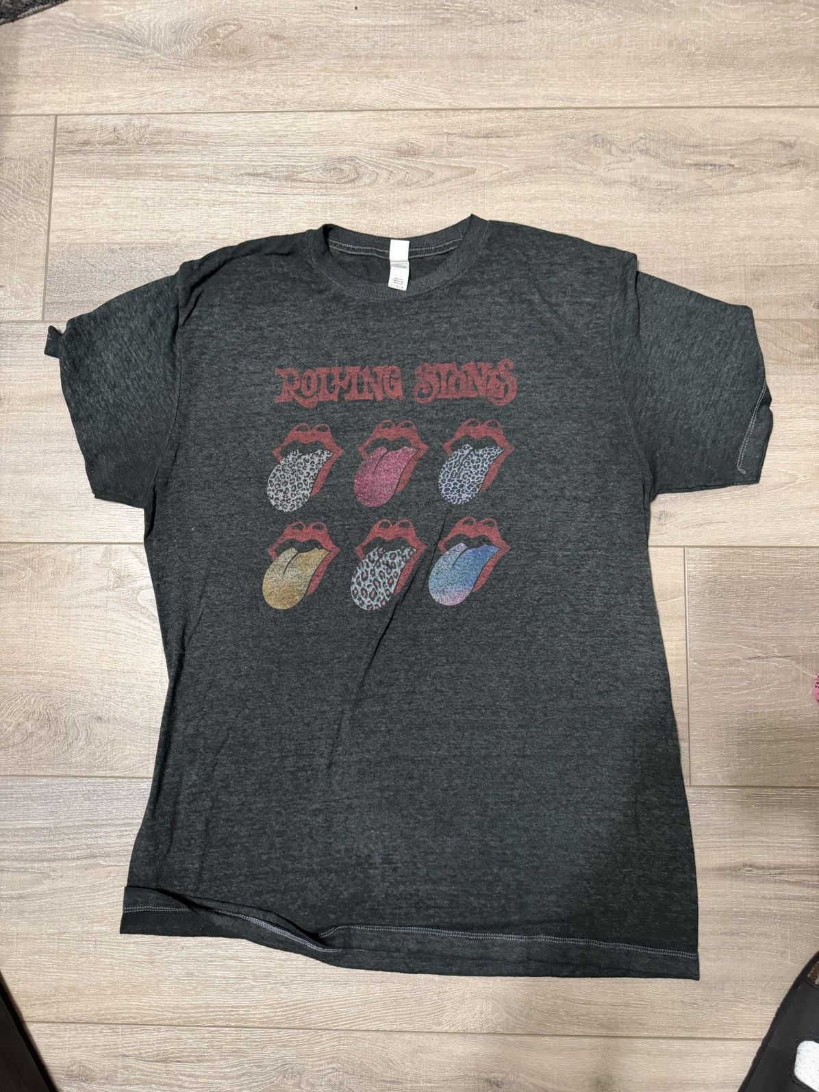 The Rolling Stones Vintage Rolling Stones Tee Size L / US 10 / IT 46 - 1 Thumbnail