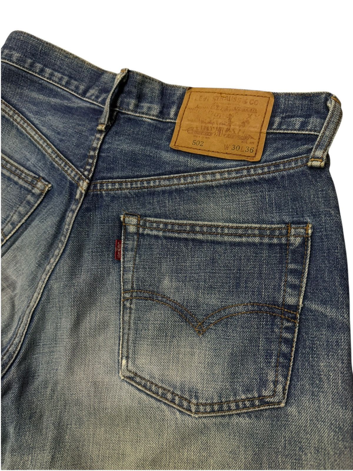 Levi's Vintage Clothing Vintage 90s Levi’s 502-XX Big E Talon Japan Selvedge Denim Size US 30 / EU 46 - 10 Thumbnail