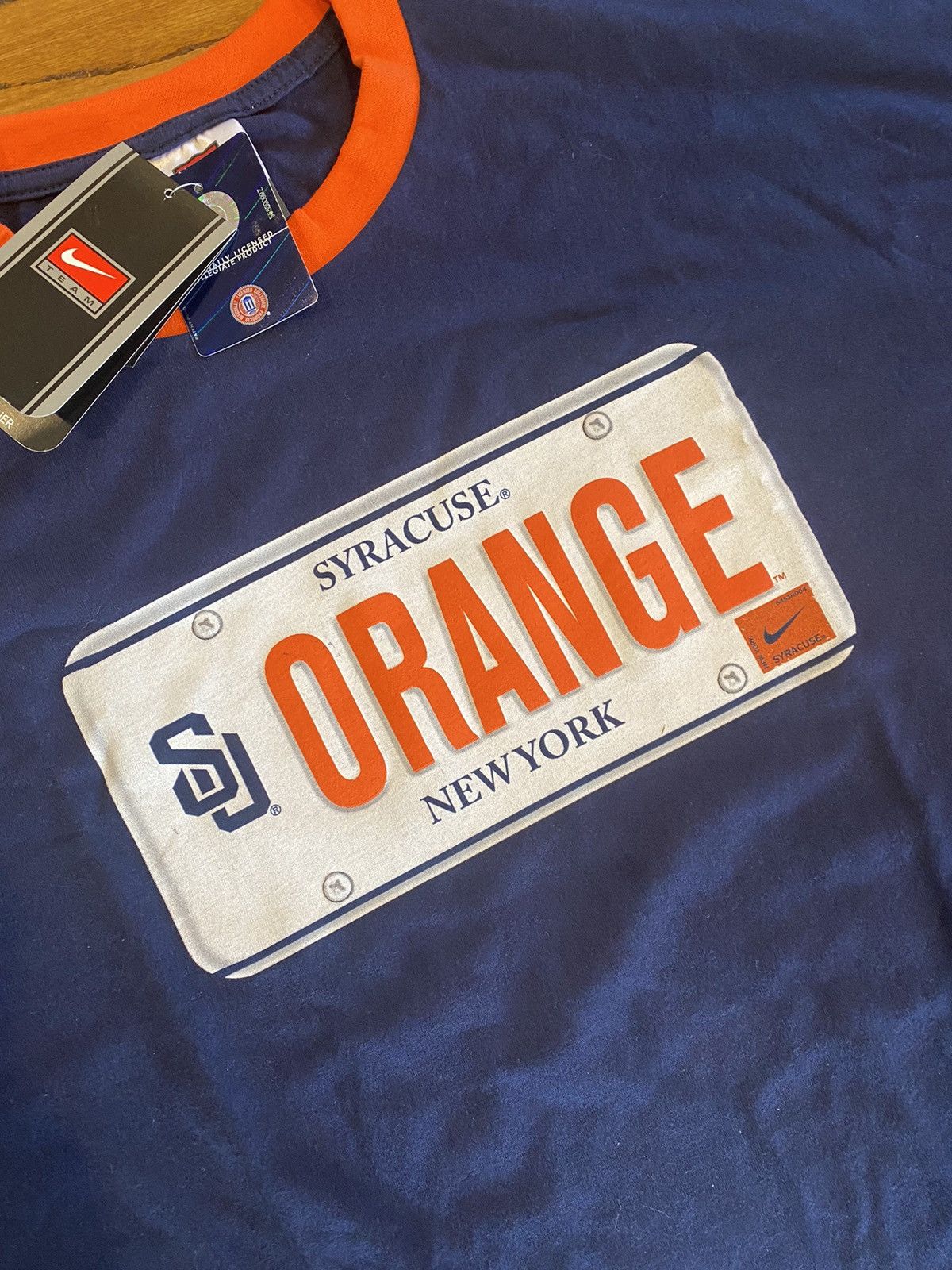 Nike Xxl Y2K Syracuse Orangeman Heavyweight Tshirt Size US XXL / EU 58 / 5 - 2 Thumbnail