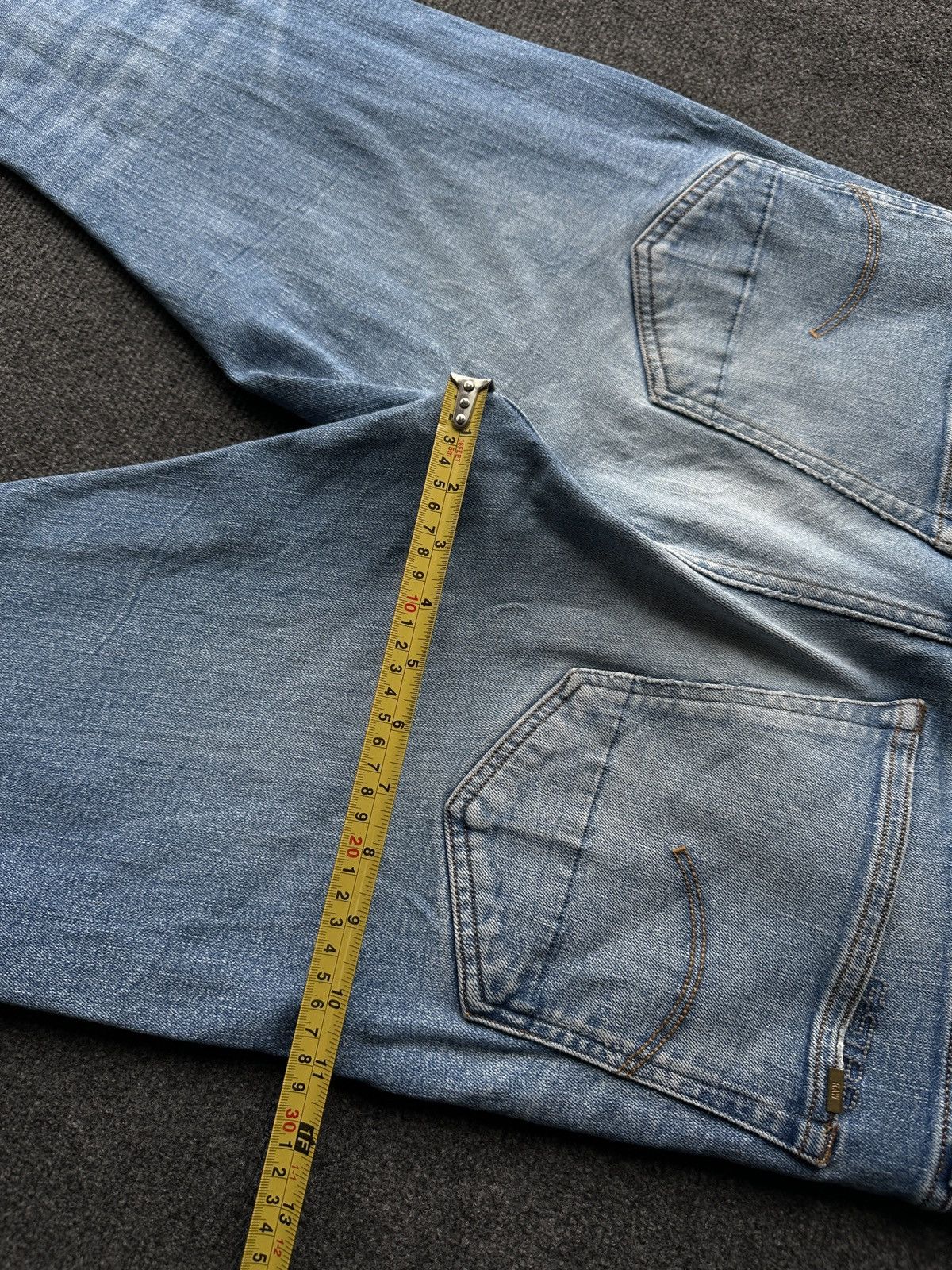 G-Star 🚨 PUNK G STAR RAW 3301 BLUE MEN DENIM JEANS Size US 32 / EU 48 - 18 Thumbnail