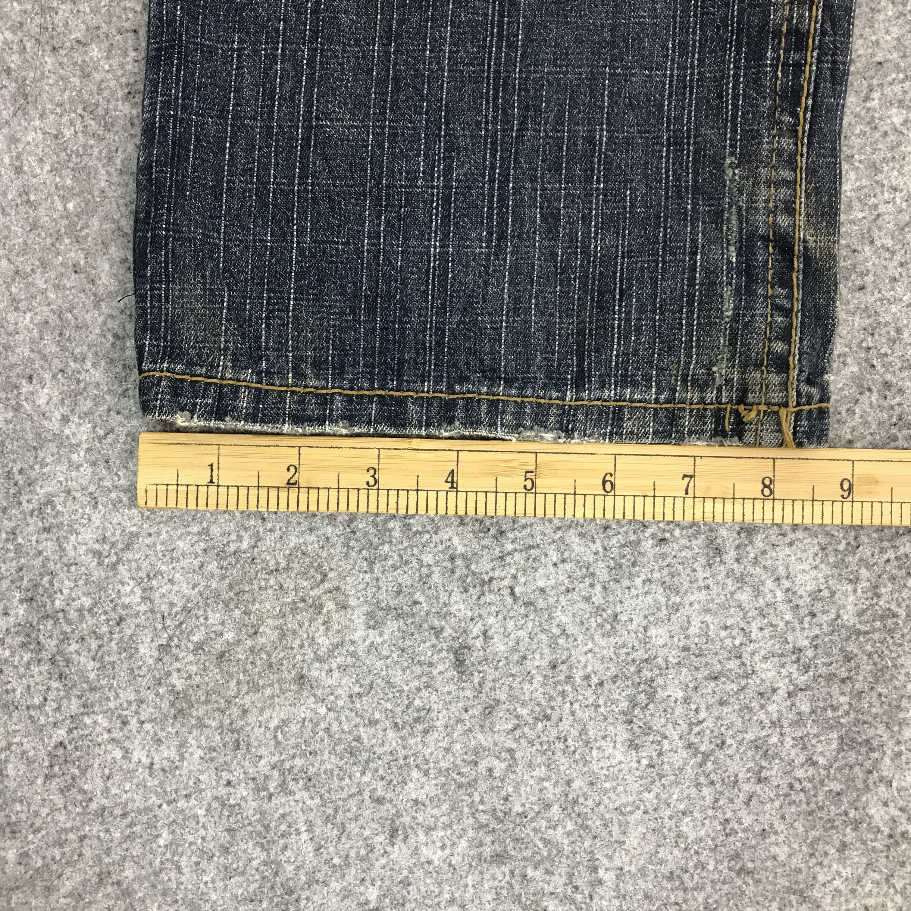 Japanese Brand ifsixwasnine japan gri gri distressed jeans pants Size US 32 / EU 48 - 10 Thumbnail