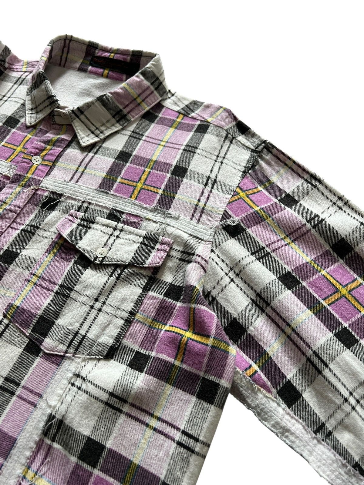 Fragment Design × Undercover SS04 Undercover x Fragment Design Reconstruct Flannel Shirt Size US L / EU 52-54 / 3 - 9 Thumbnail