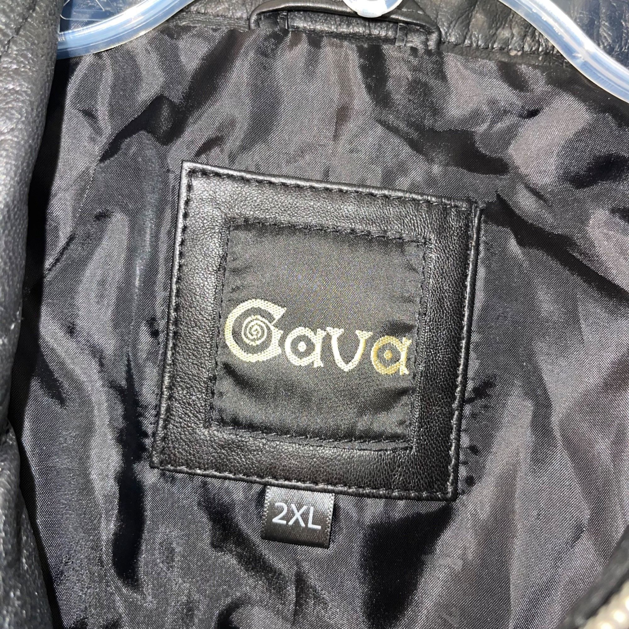 Other Cava Womens Jacket Size 2XL Black Moto Leather Size XXL / US 16-18 / IT 52-54 - 4 Thumbnail