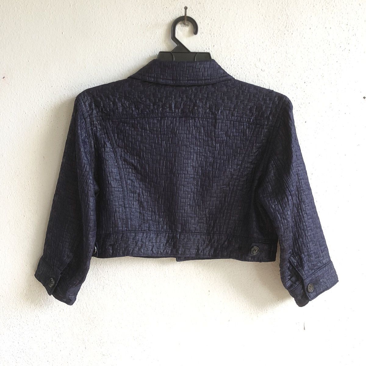 Comme des Garcons COMME des GARCONS Cropped Textured Jacket Size S / US 4 / IT 40 - 4 Thumbnail