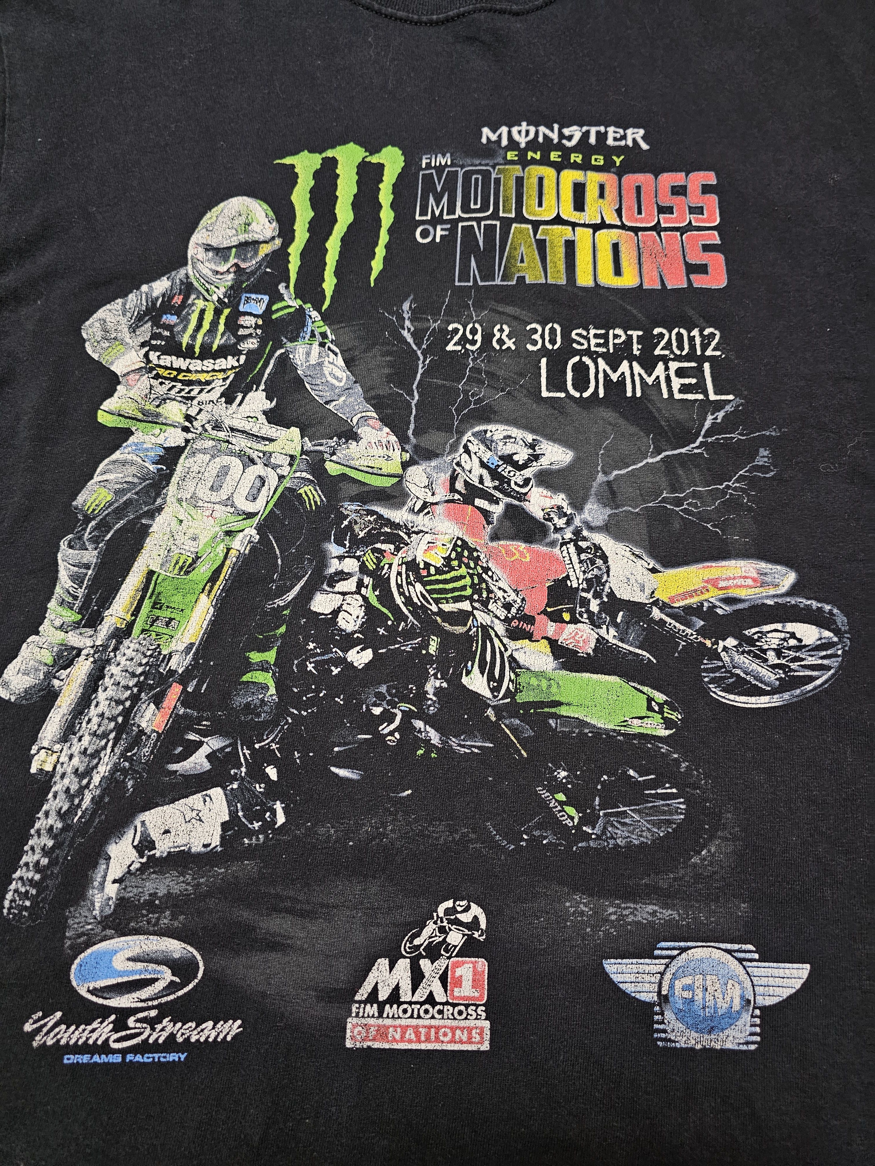 All Sport VINTAGE MONSTER ENERGY RACING SHIRT 2012 MOTORCROSS SHIRT Size US M / EU 48-50 / 2 - 3 Thumbnail