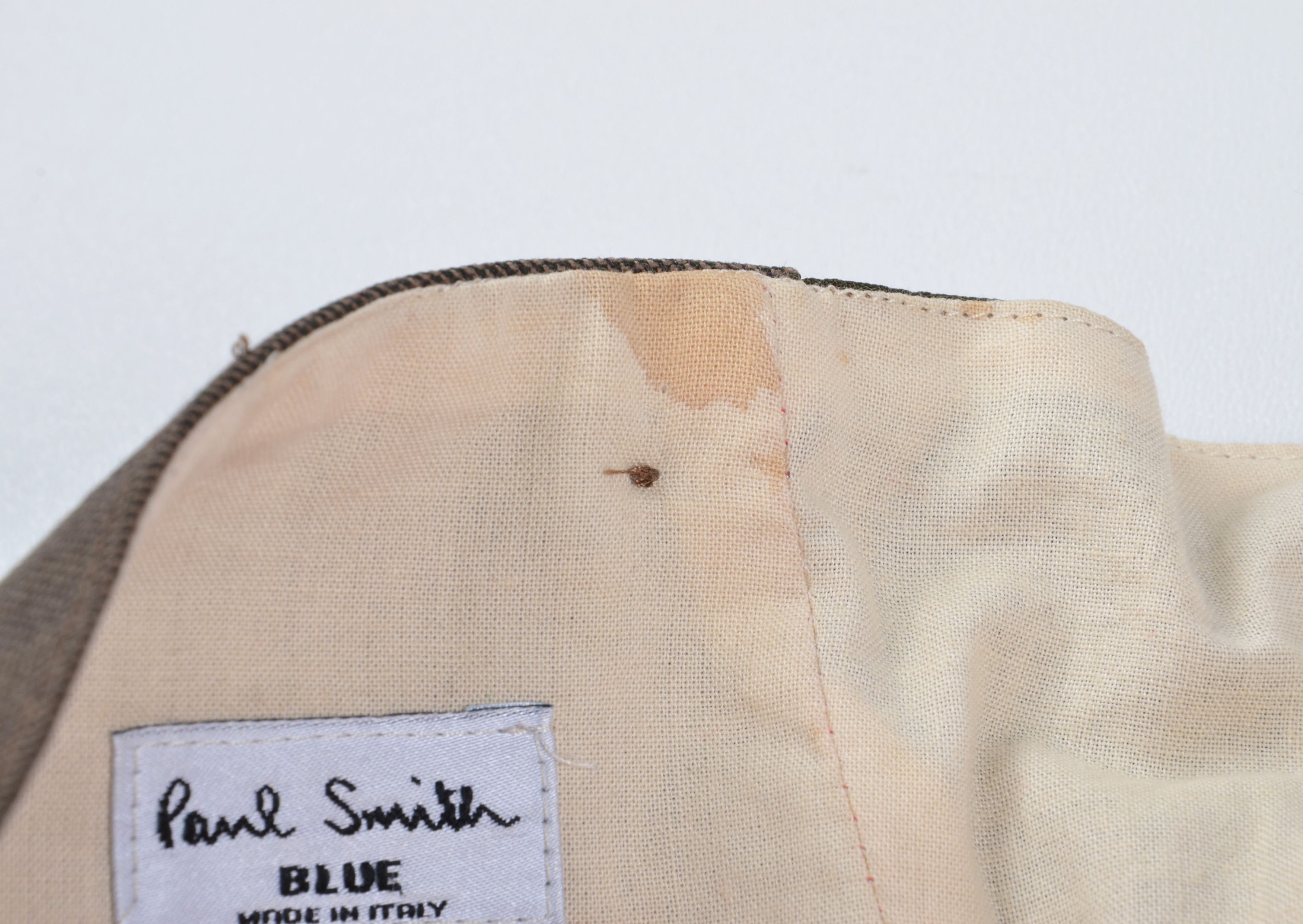 Paul Smith Vintage Paul Smith Wool Brown Straight Detailed Skirt Size 30" / US 8 / IT 44 - 8 Thumbnail