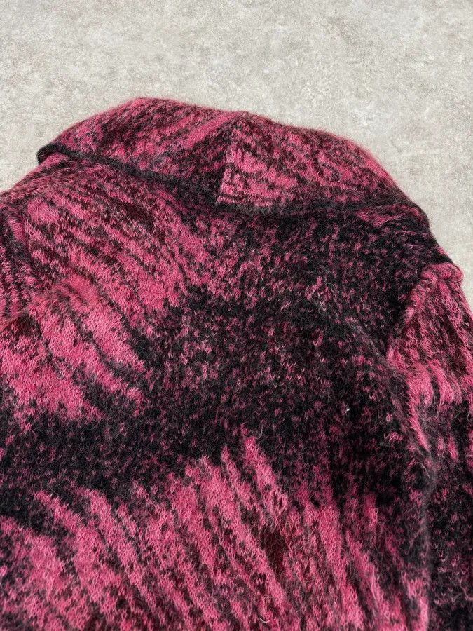 Roberto Cavalli 2000s Roberto Cavalli Pink & Purple Abstract Cardigan Size M / US 6-8 / IT 42-44 - 7 Thumbnail