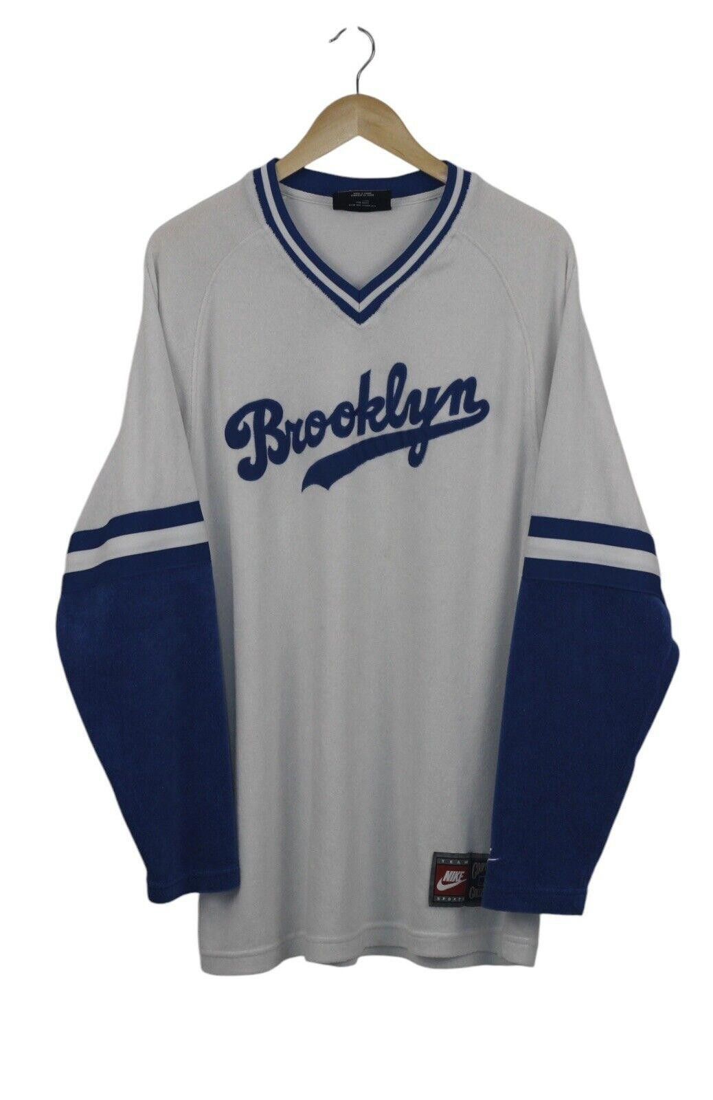 Nike VTG Nike Cooperstown Collection Brooklyn LA Dodgers Jersey L Size ONE SIZE - 1 Thumbnail
