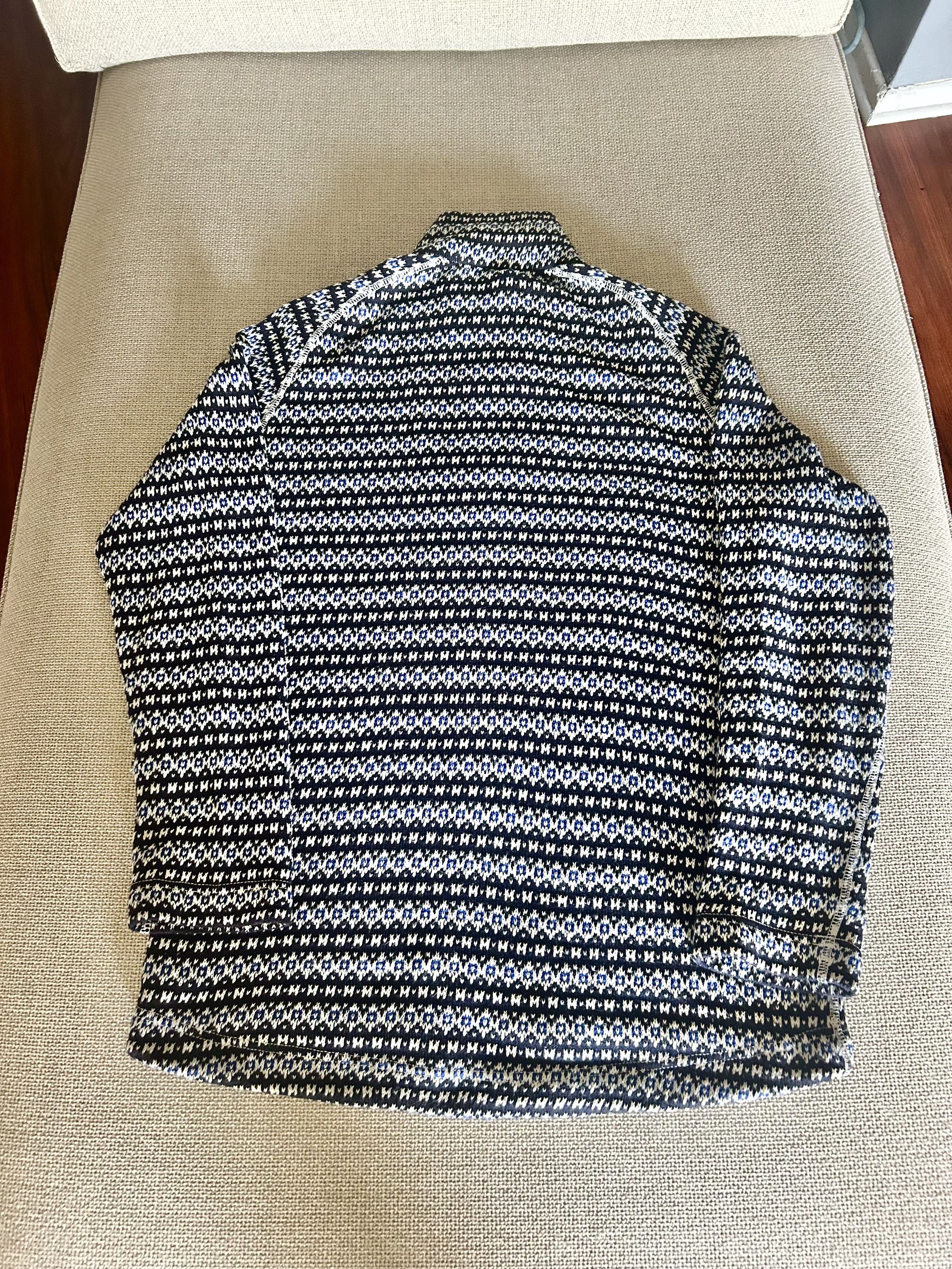 Comme des Garcons Homme Fair Isle Half Zip Size US S / EU 44-46 / 1 - 4 Thumbnail