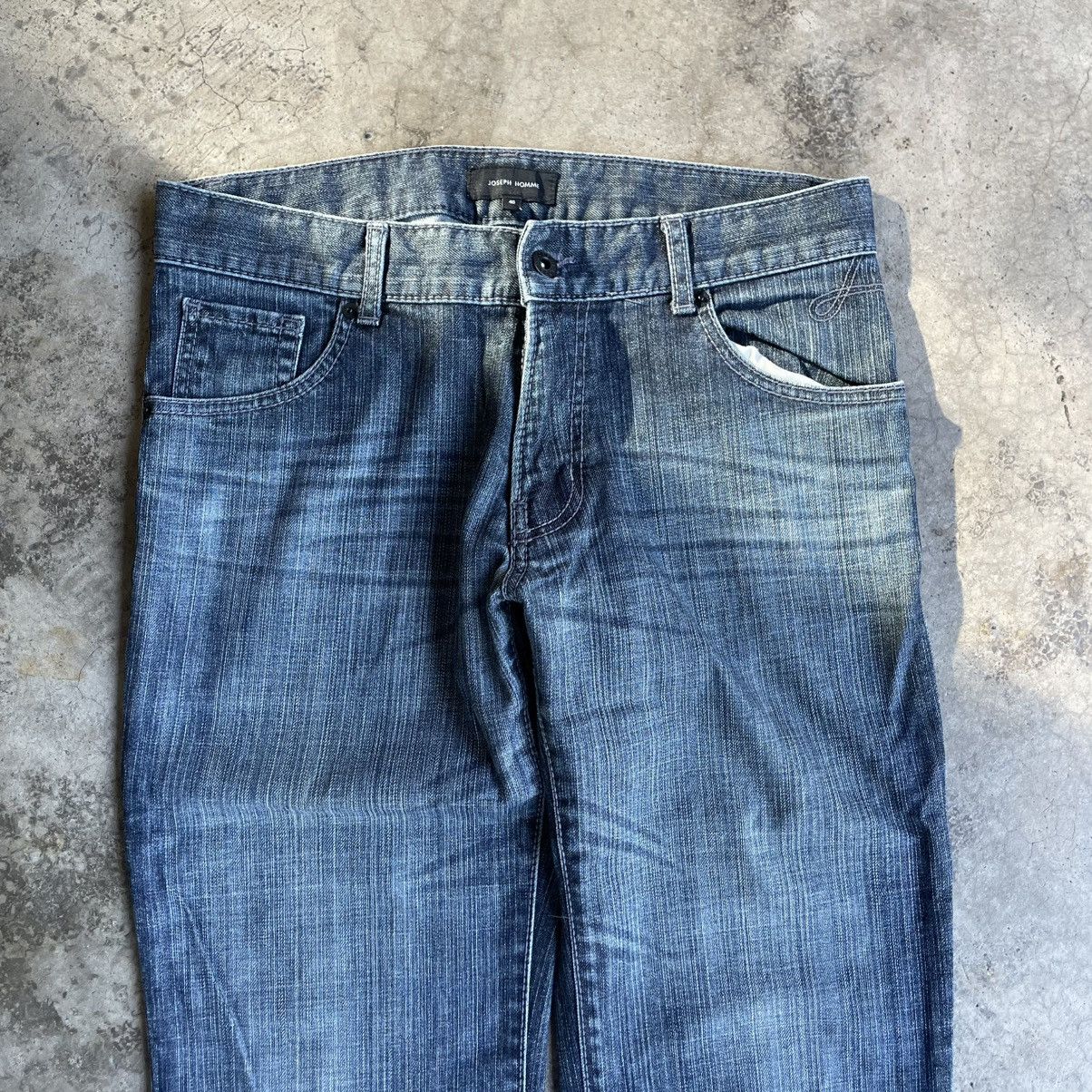 JOSEPH HOMME 🔥🇯🇵Vintage Joseph Homme Stoned Washed Slim Fit Denim Jeans Size US 32 / EU 48 - 2 Thumbnail