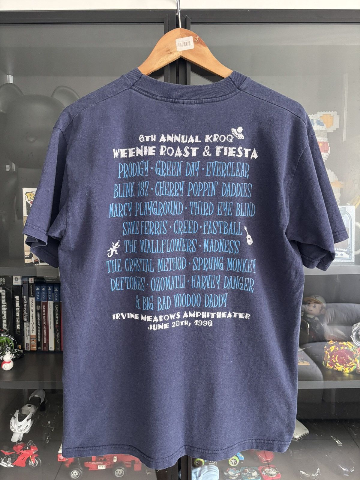Band Tees × Fruit Of The Loom × Vintage Vintage 1998 KROQ Weenie Roast Fiesta Concert Shirt Size US L / EU 52-54 / 3 - 2 Thumbnail