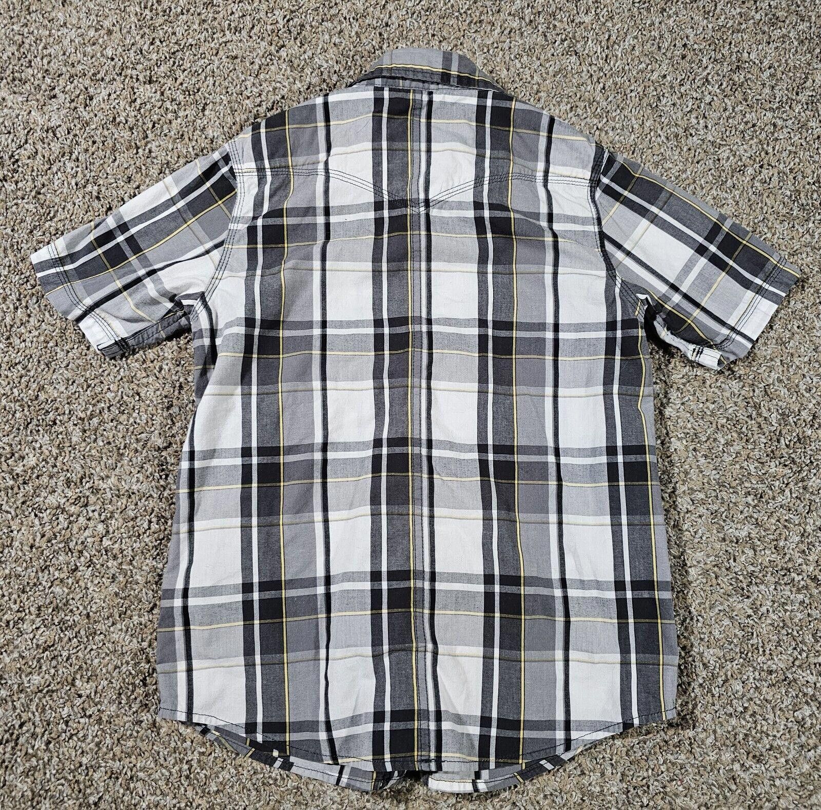 Helix Helix Mens Short Sleeve L double Pocket Plaid Gray Size US L / EU 52-54 / 3 - 6 Thumbnail