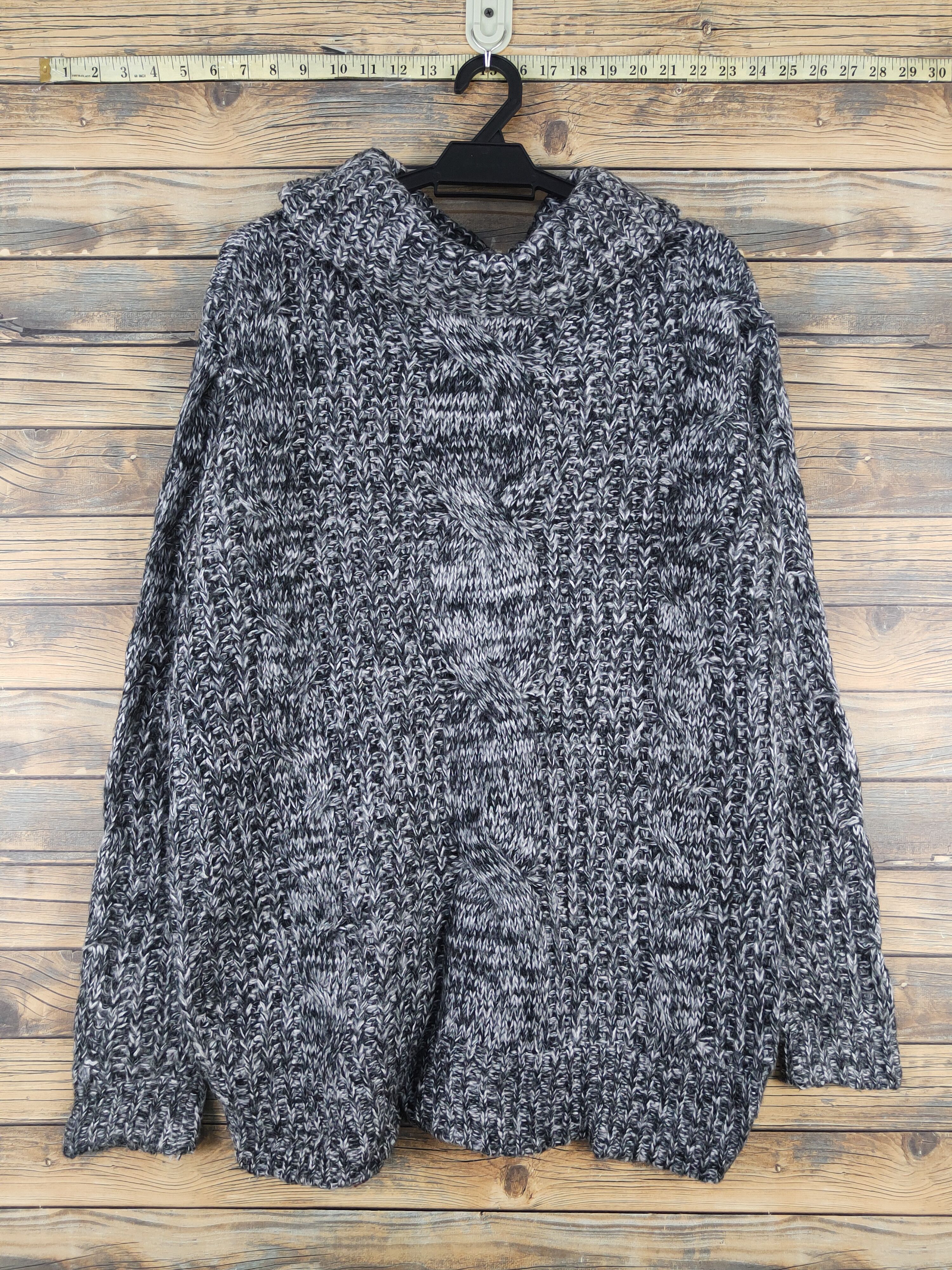 Japanese Brand Sugar Spoon Black White Knitwear Sweatshirts #W1235 Size US XL / EU 56 / 4 - 7 Thumbnail