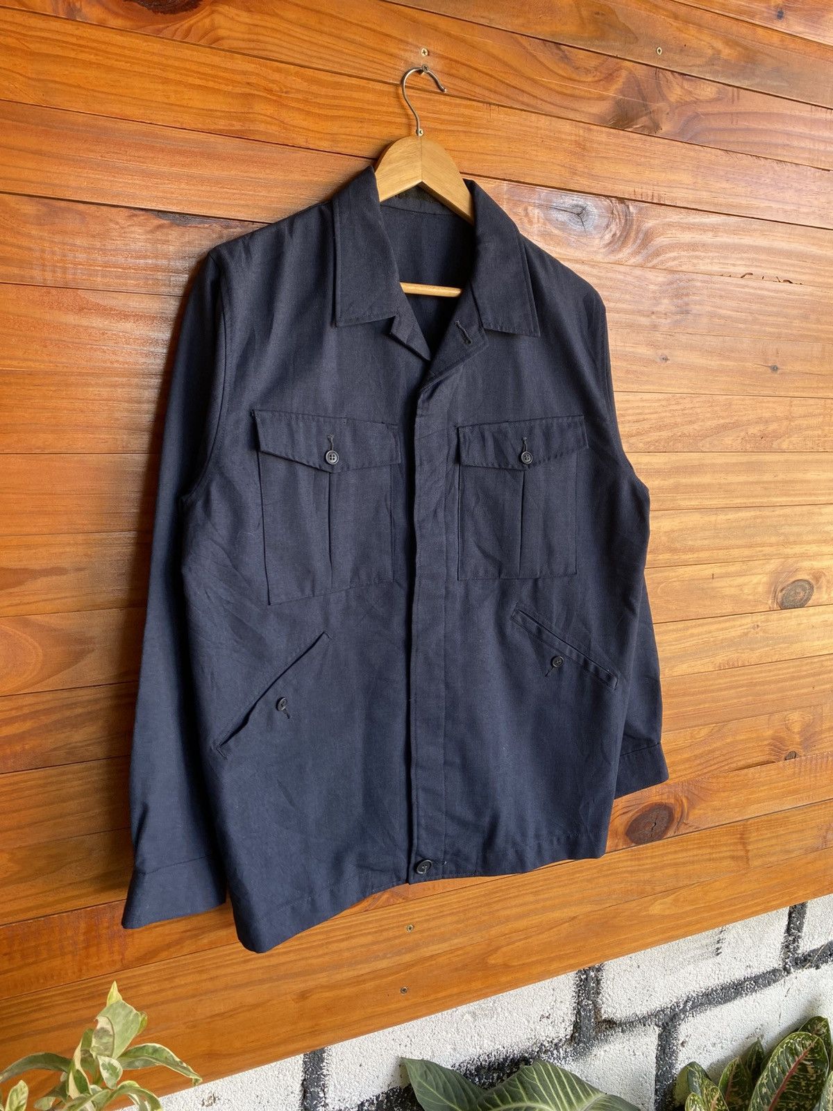 Vintage Vintage Japanese Navy Workwear Jacket | Military Issue Style Size US M / EU 48-50 / 2 - 6 Thumbnail