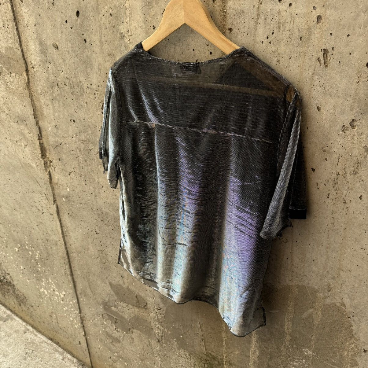 Diesel Diesel Metallic Sheer Mesh T-Shirt Size M / US 6-8 / IT 42-44 - 8 Thumbnail