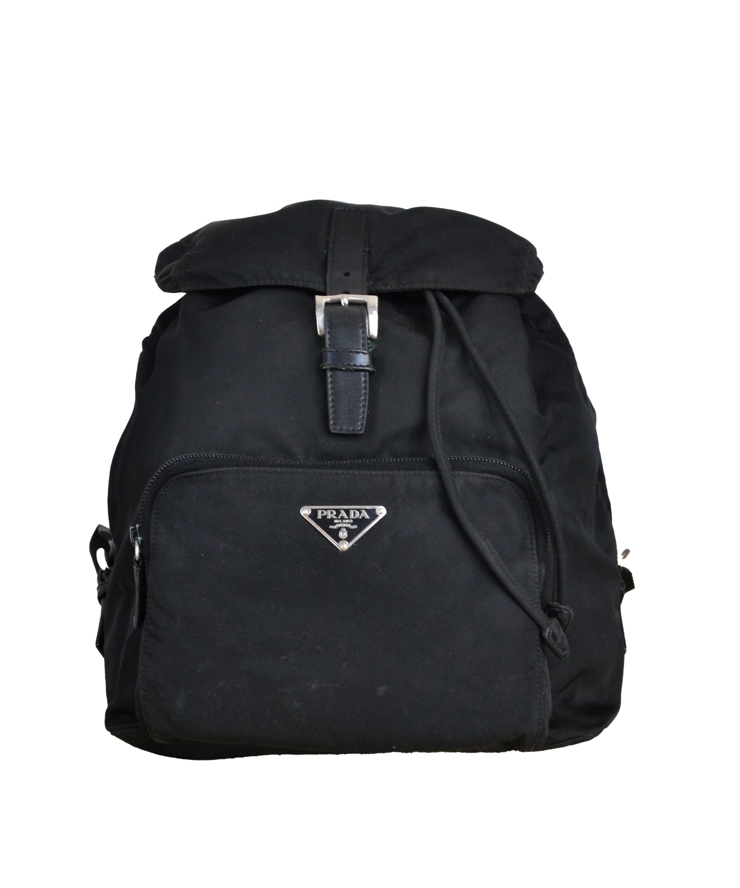 Prada PRADA Backpack Bag Sport Nylon Leather Black Pockets Size ONE SIZE - 2 Thumbnail