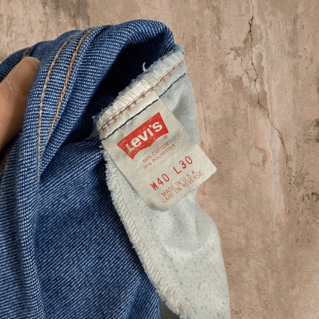 Levi's Vintage 90s Levis 517 Jeans 40x30 Bootcut Flared Dark Wash Size US 40 / EU 56 - 6 Thumbnail