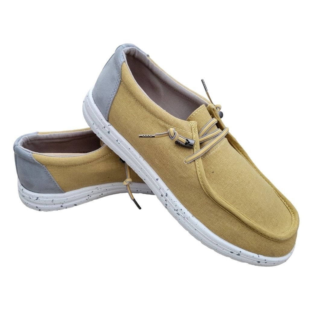 Other Sun Stone Brian Yellow/Grey Canvas. Size 9M Men's.New In Box Size US 9 / EU 42 - 1 Thumbnail