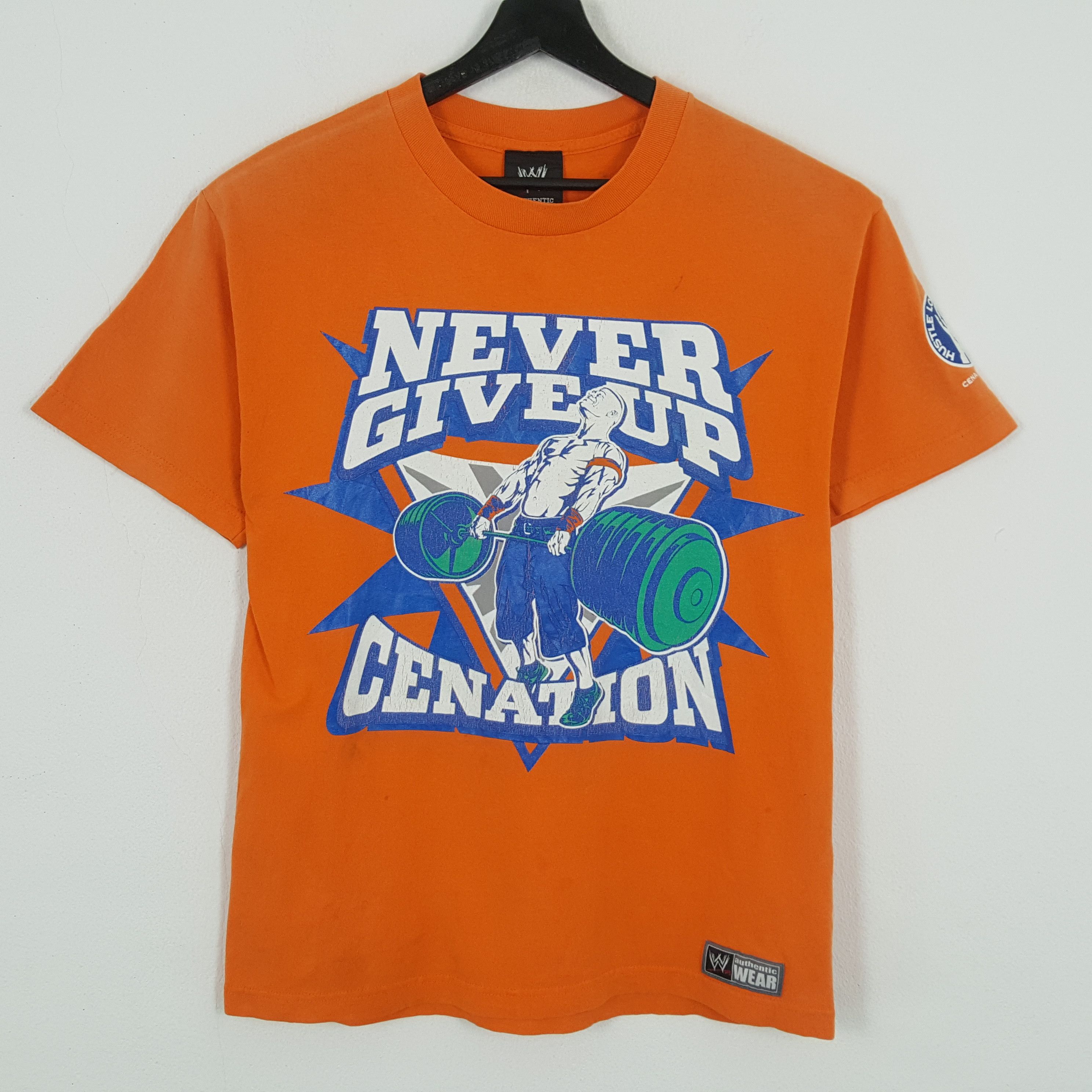 Vintage × WWE WWE JOHN CENA Wrestling Entertainment Tshirt Size US M / EU 48-50 / 2 - 1 Thumbnail