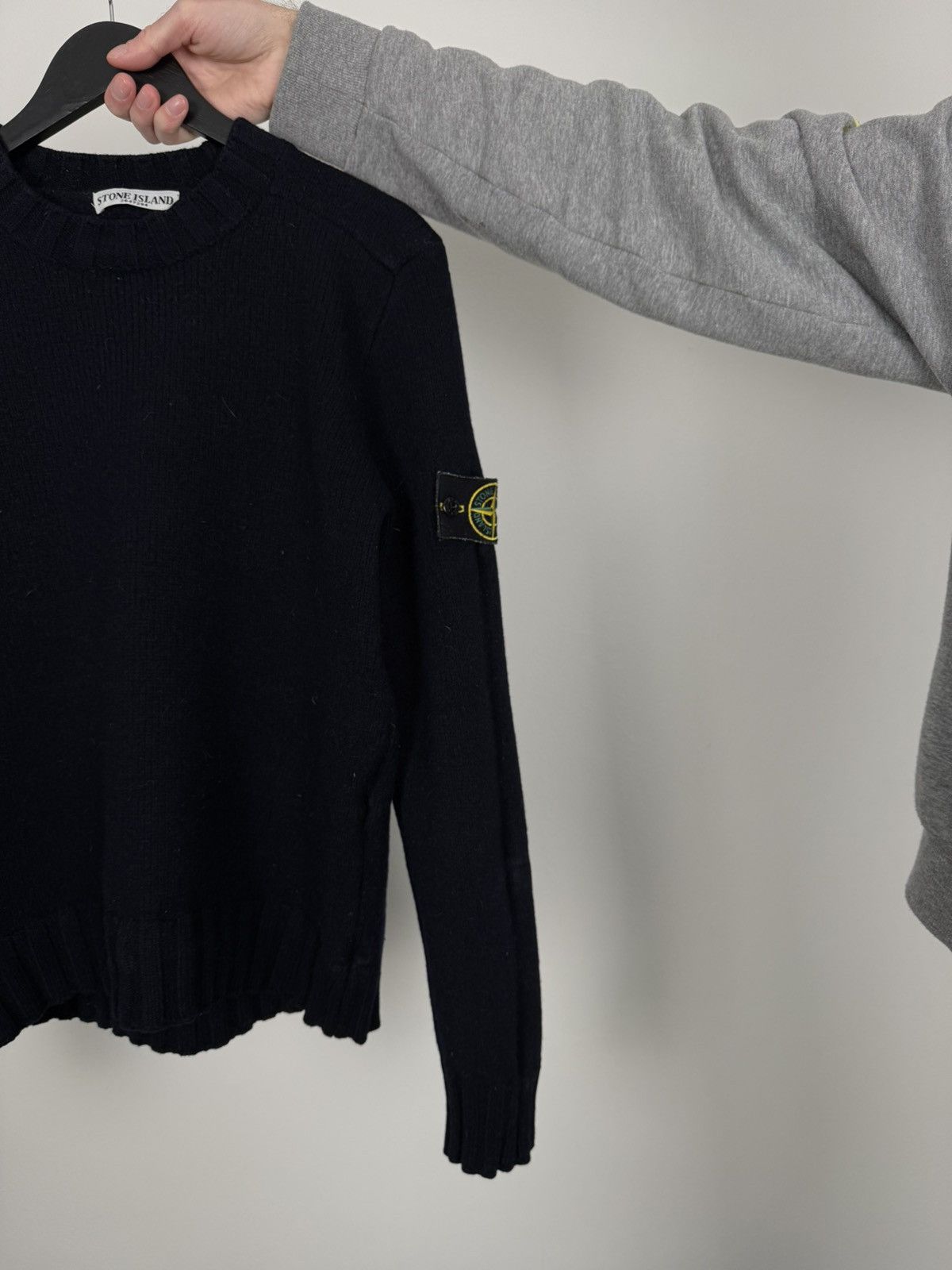 Stone Island Vintage blue Stone Island knitted sweater Size US M / EU 48-50 / 2 - 6 Thumbnail