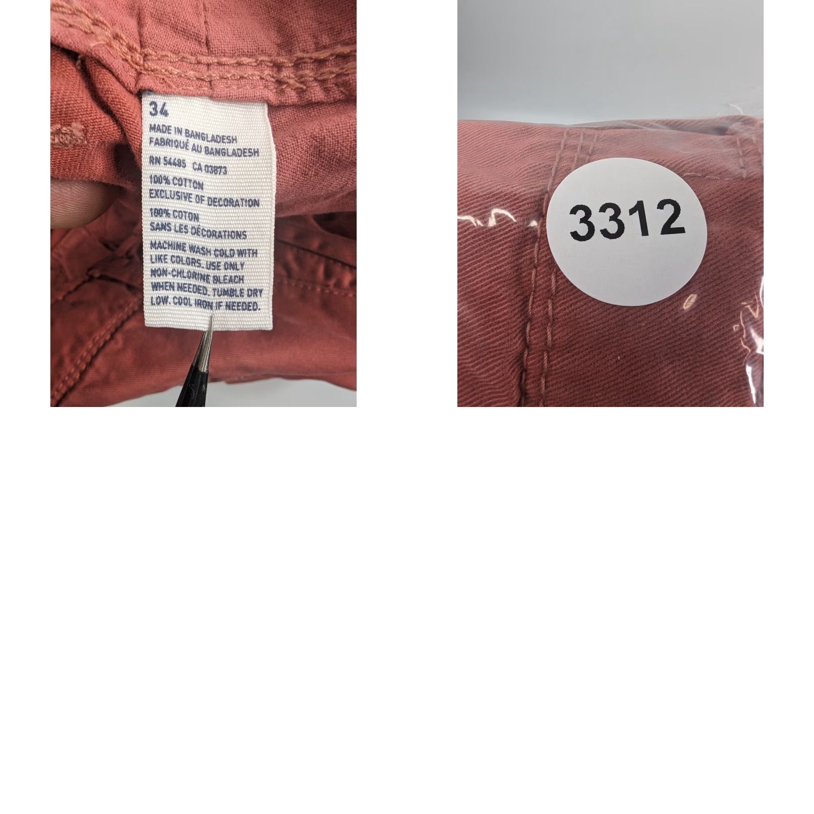 American Eagle Outfitters American Eagle Shorts Men's 34 100% Cotton Red Bermuda Chino Preppy Size US 34 / EU 50 - 8 Thumbnail