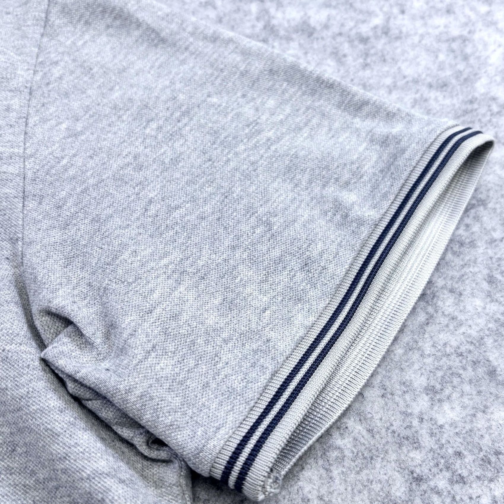Vintage Armani Jeans Polo Shirt XL Mens Grey Stretch Material Fitted Top Short Sleeve Collared Size US XL / EU 56 / 4 - 5 Thumbnail