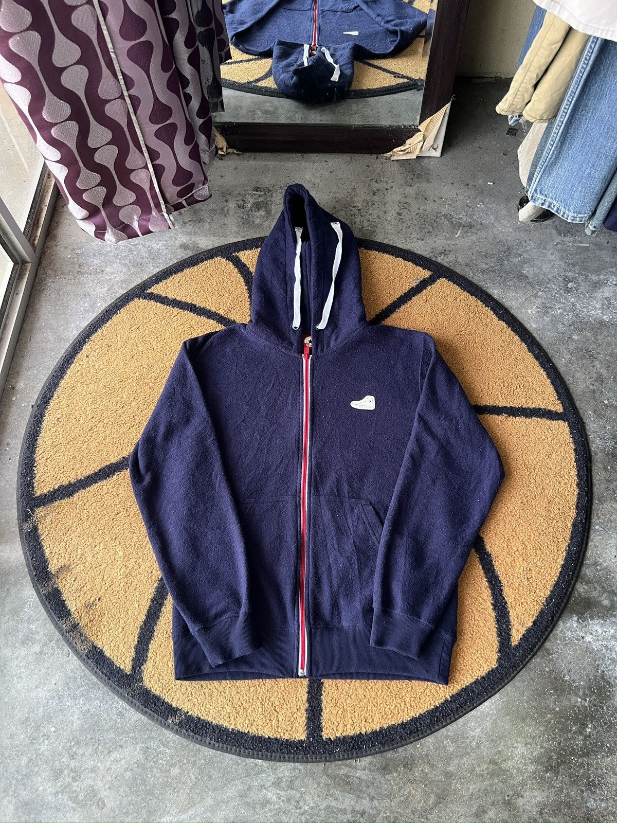 🔥Converse Small Logo Zipper Hoodie