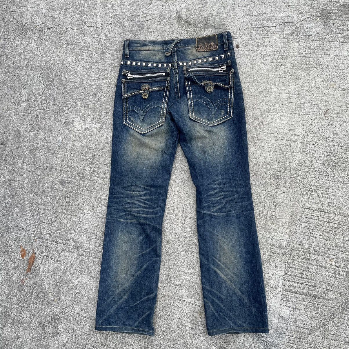 Japanese Brand Vintage Lolita Punk Bondage LGB Style Denim Size US 31 - 1 Thumbnail