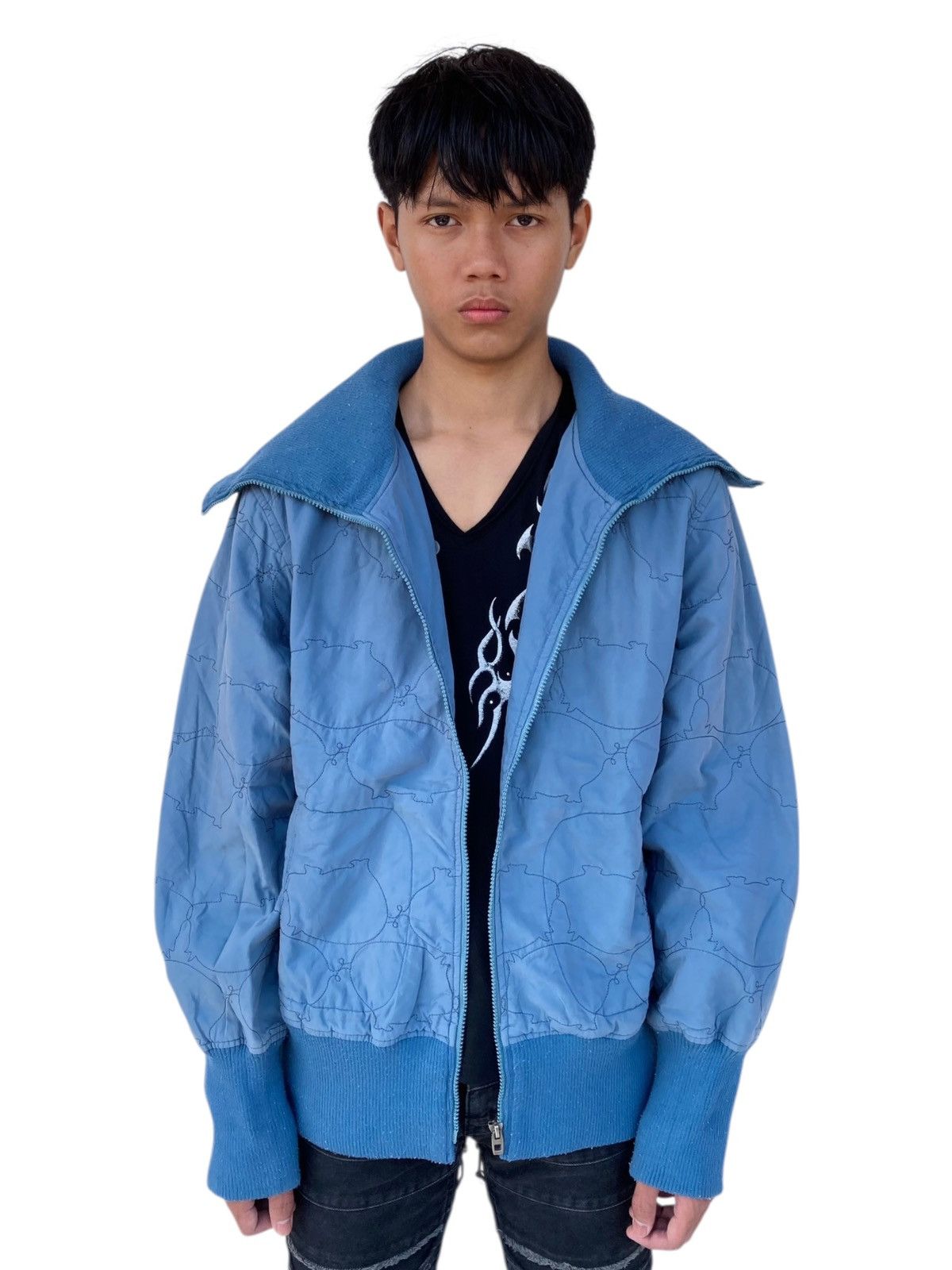 Ne-Net 2000s Drugs Store - Stitched Pig Jacket Size US M / EU 48-50 / 2 - 3 Thumbnail