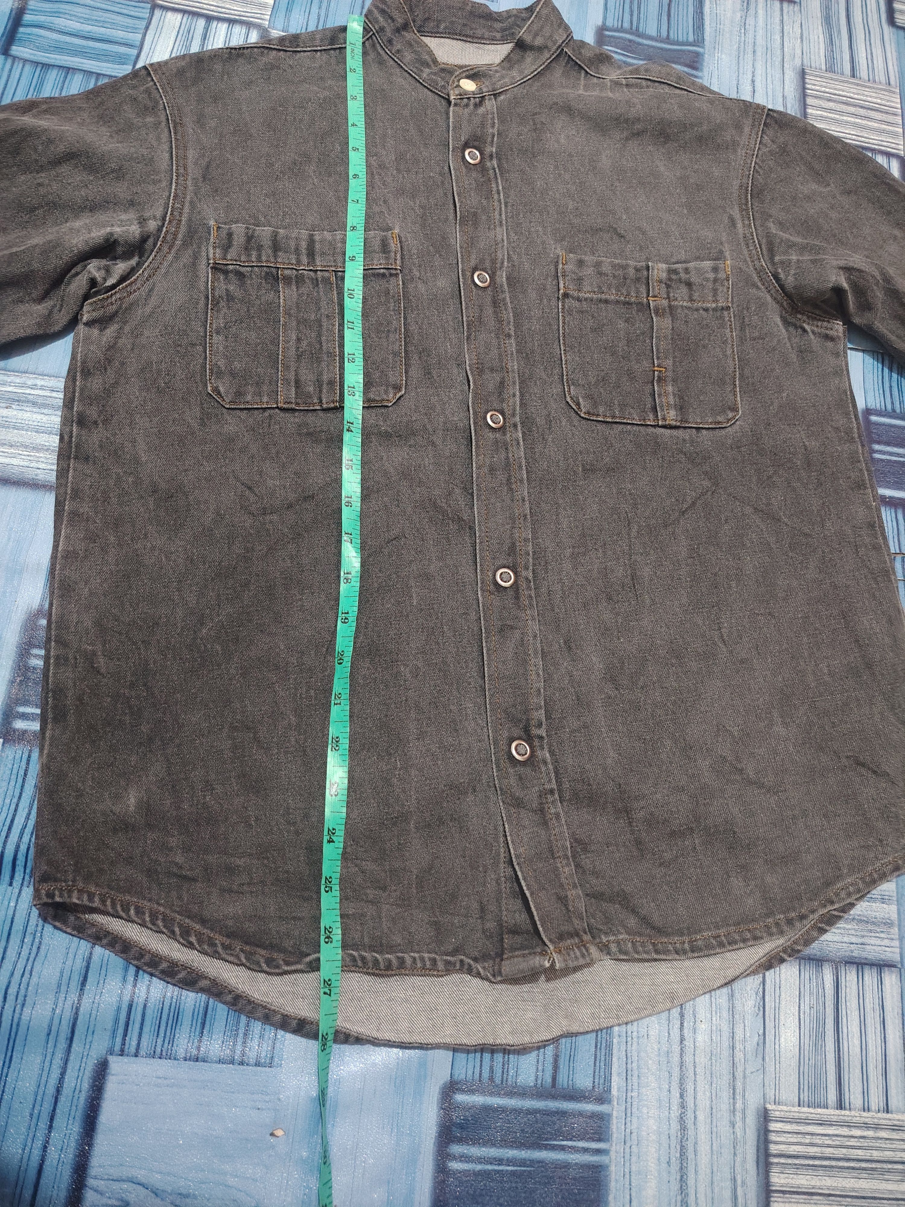 PPFM Japanese PPFM Denim Shirt Button Up Size US L / EU 52-54 / 3 - 12 Thumbnail