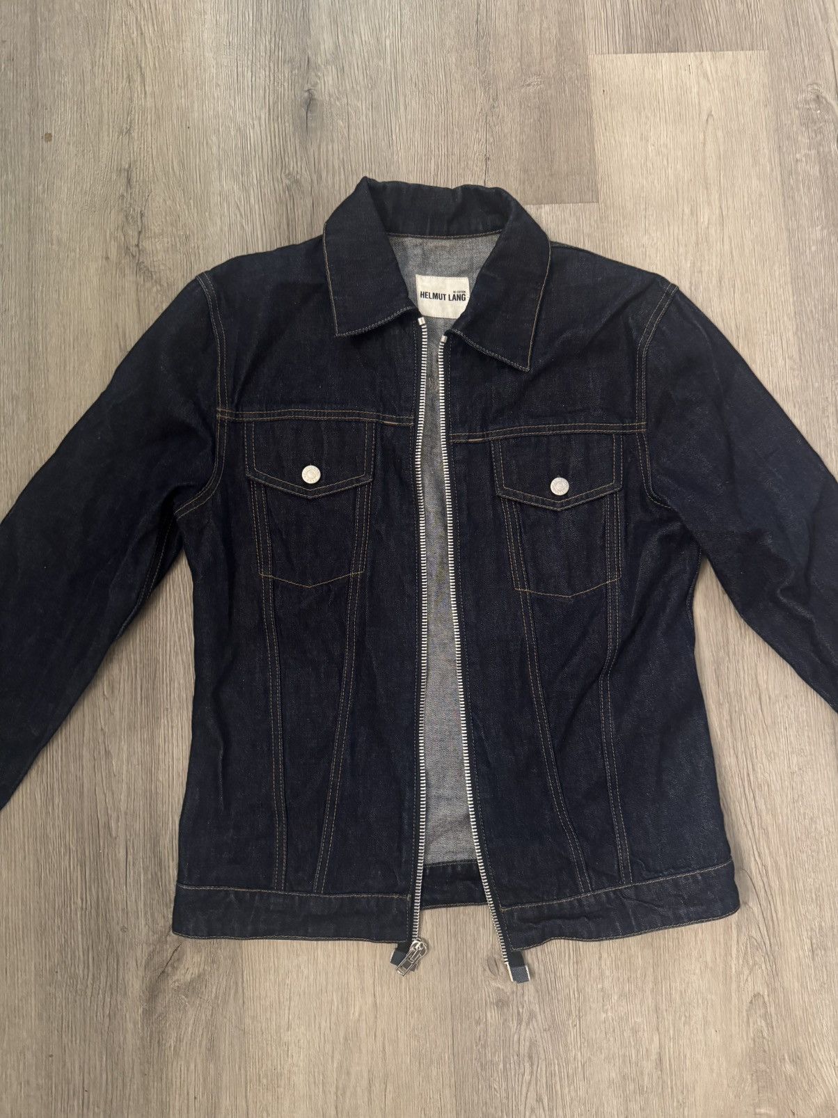 Helmut Lang HELMUT LANG 2004 REEDITION DENIM JACKET Size US S / EU 44-46 / 1 - 2 Thumbnail