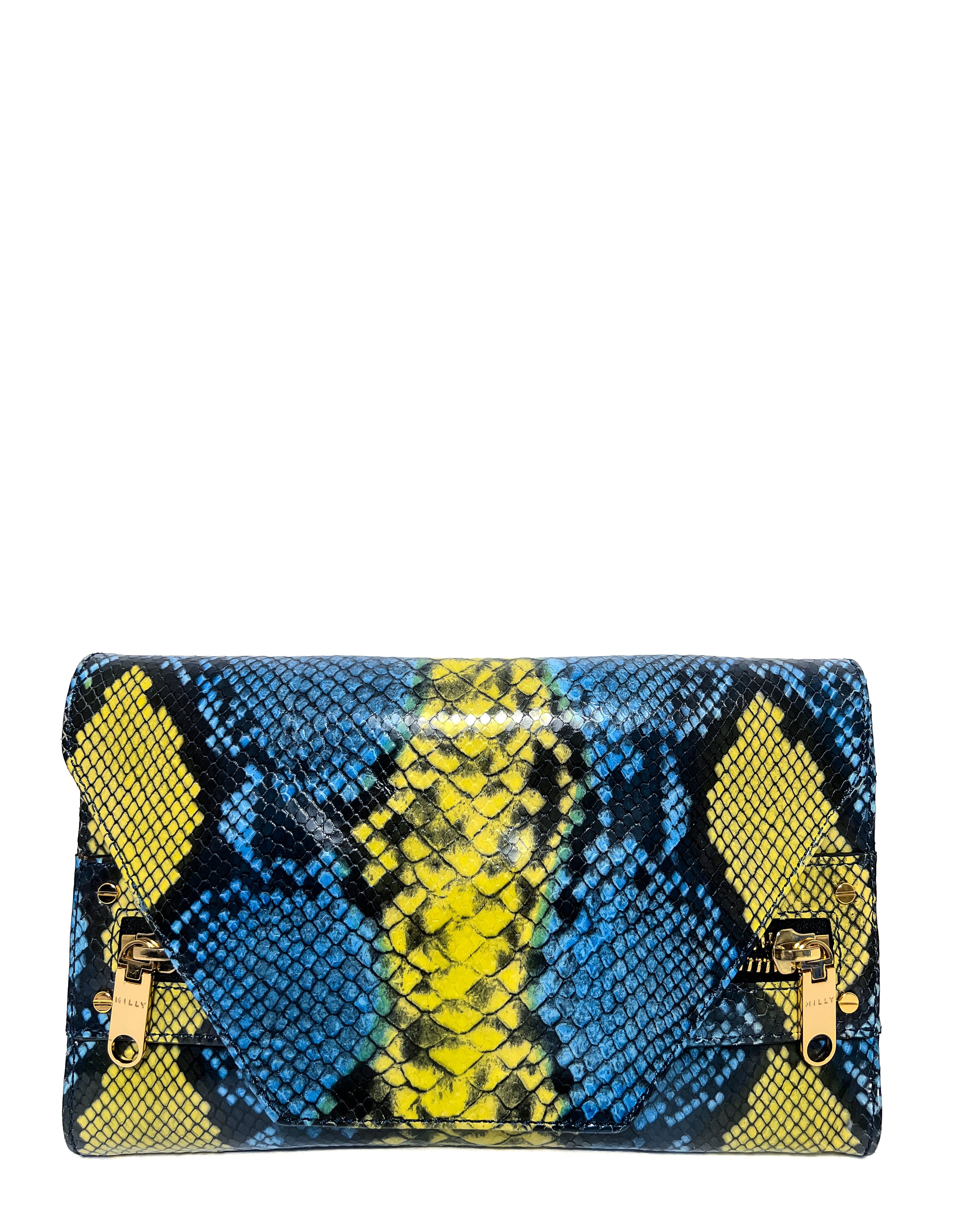 MILLY MILLY SNAKESKIN SHOULDER BAG NWT Size ONE SIZE - 1 Thumbnail