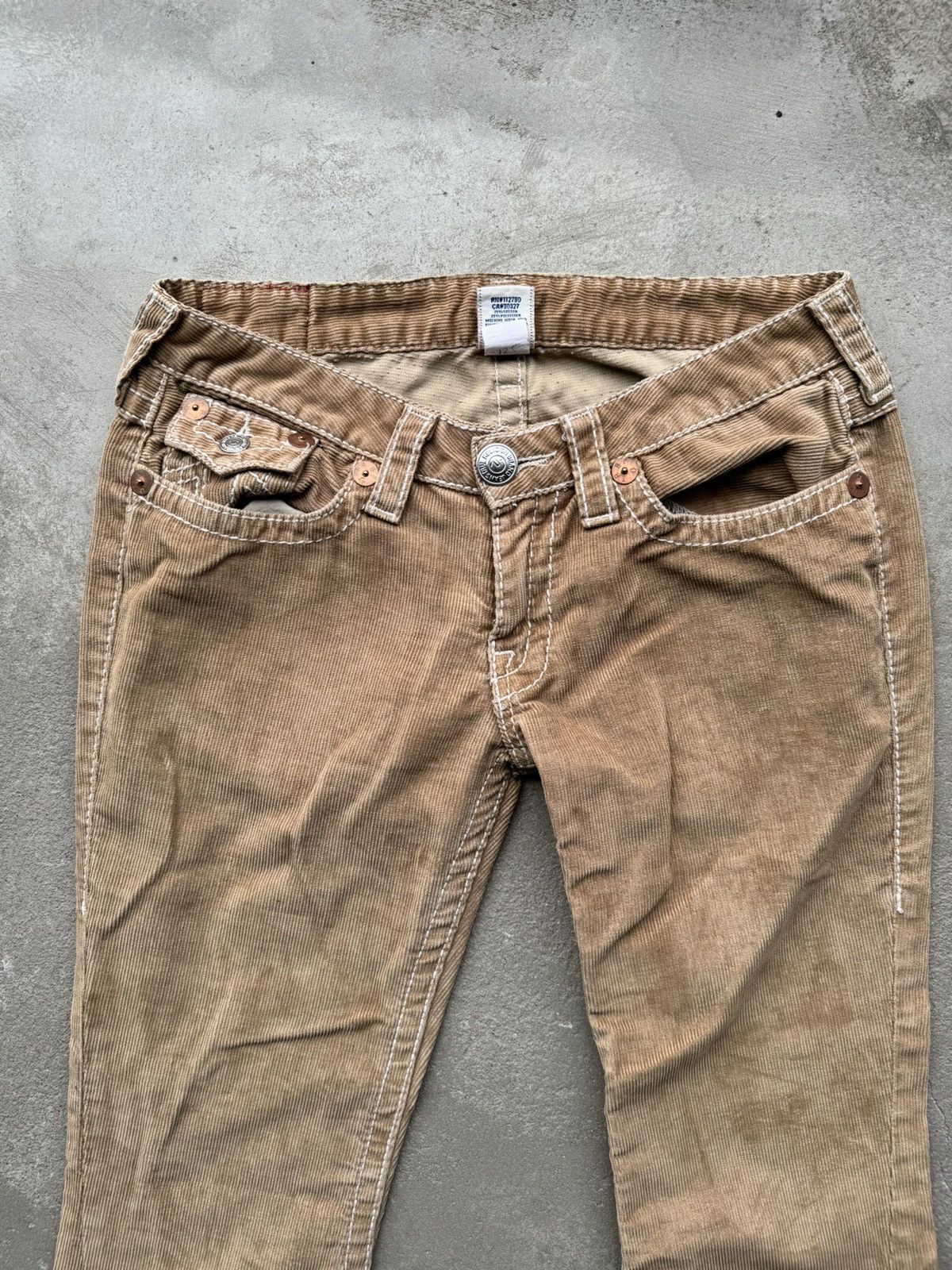 True Religion True Religion Vintage Y2k Flared Courduroy Pants Size US 30 / EU 46 - 4 Thumbnail