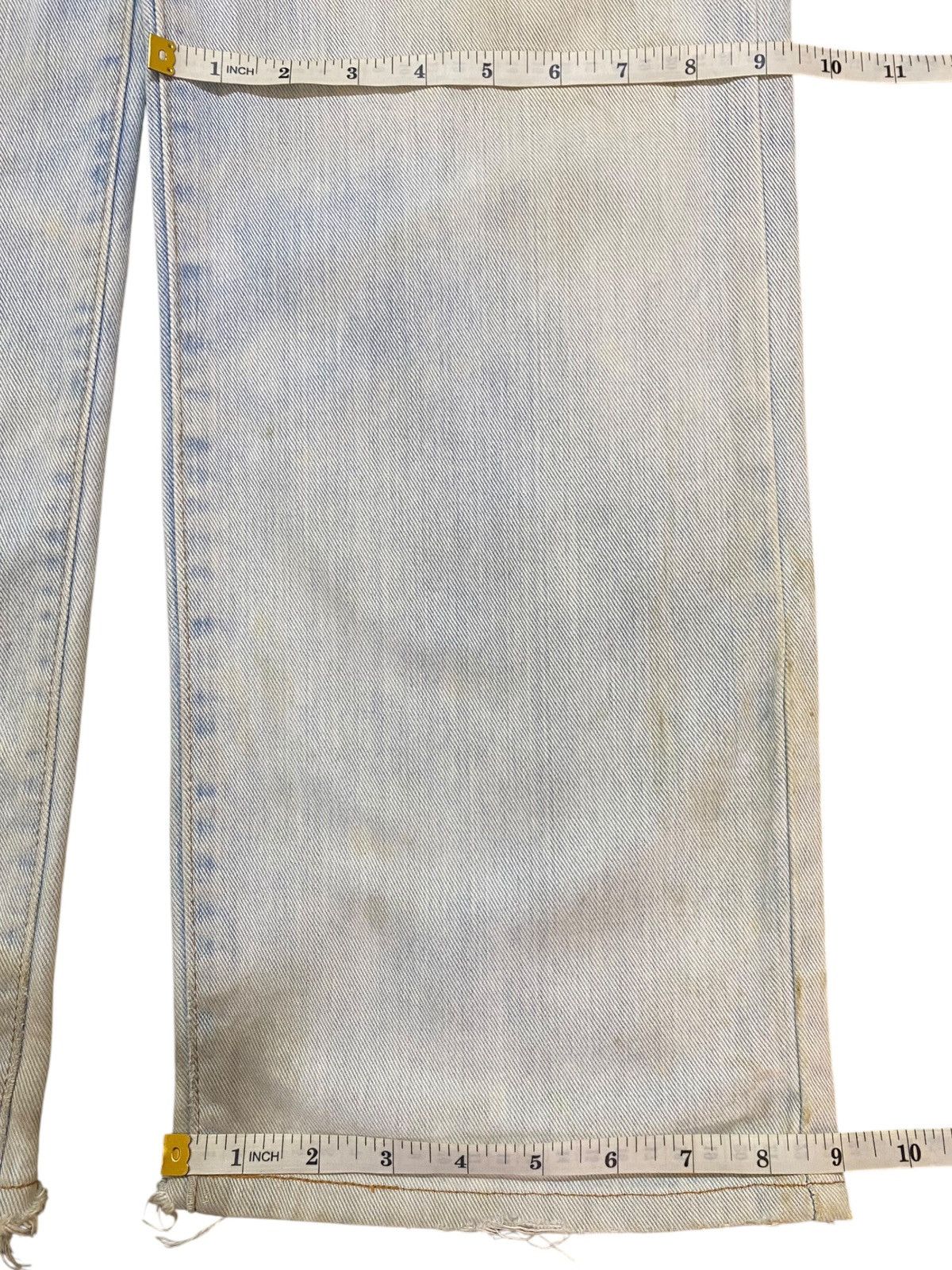 Wrangler Vintage Wrangler Faded Wash Grunge Distressed Baggy Jeans Size US 31 - 20 Thumbnail
