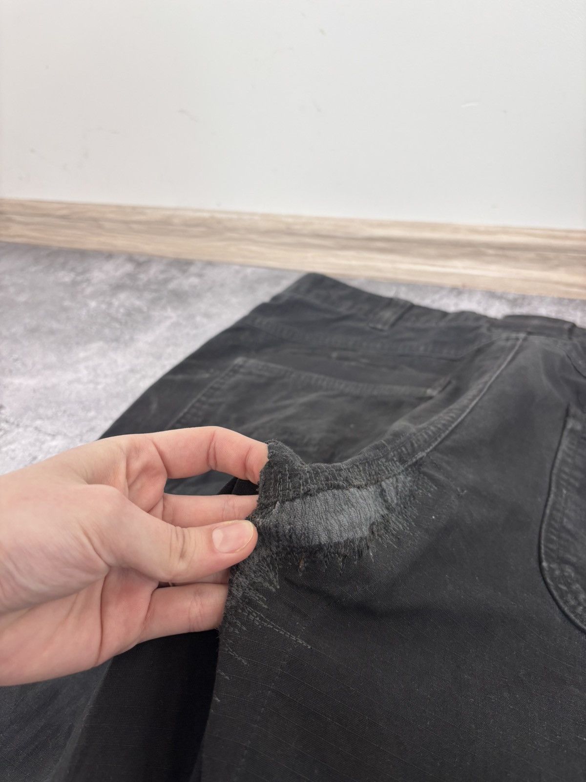 Carhartt Carhartt Rugged Flex Steel Double Knee Black Carpenter Pants Size US 36 / EU 52 - 24 Thumbnail