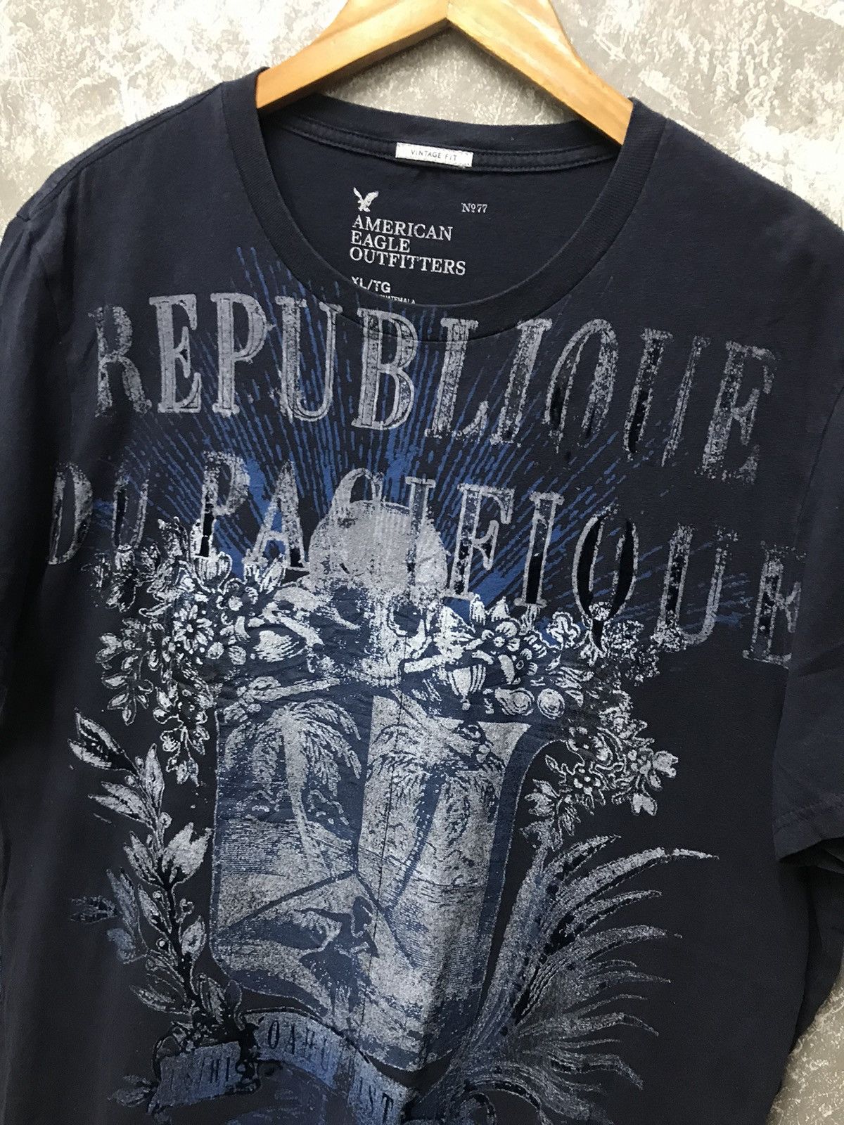 Affliction × American Eagle Outfitters × Southpole American Eagle Affliction Skull Y2K Graphic Tee Size US XL / EU 56 / 4 - 3 Thumbnail