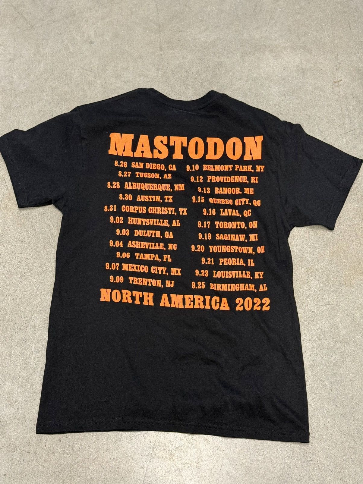 Other Mastodon 2022 Tour T-Shirt Size Large Concert Merch Size US L / EU 52-54 / 3 - 2 Thumbnail
