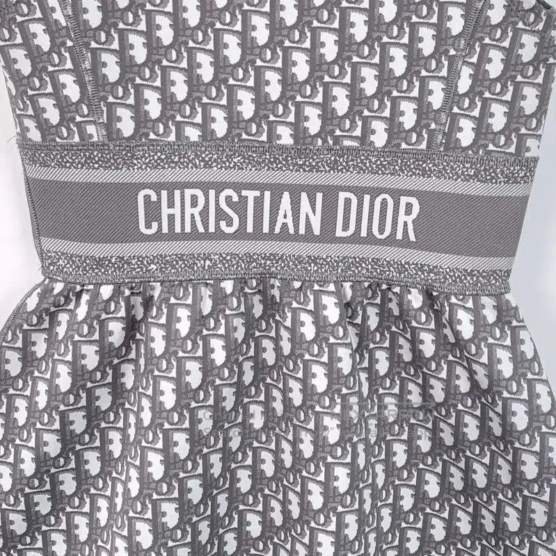 Dior Dior Gray Women's Mini Dress XXS . Size XXS / US 00 / IT 34 - 5 Thumbnail