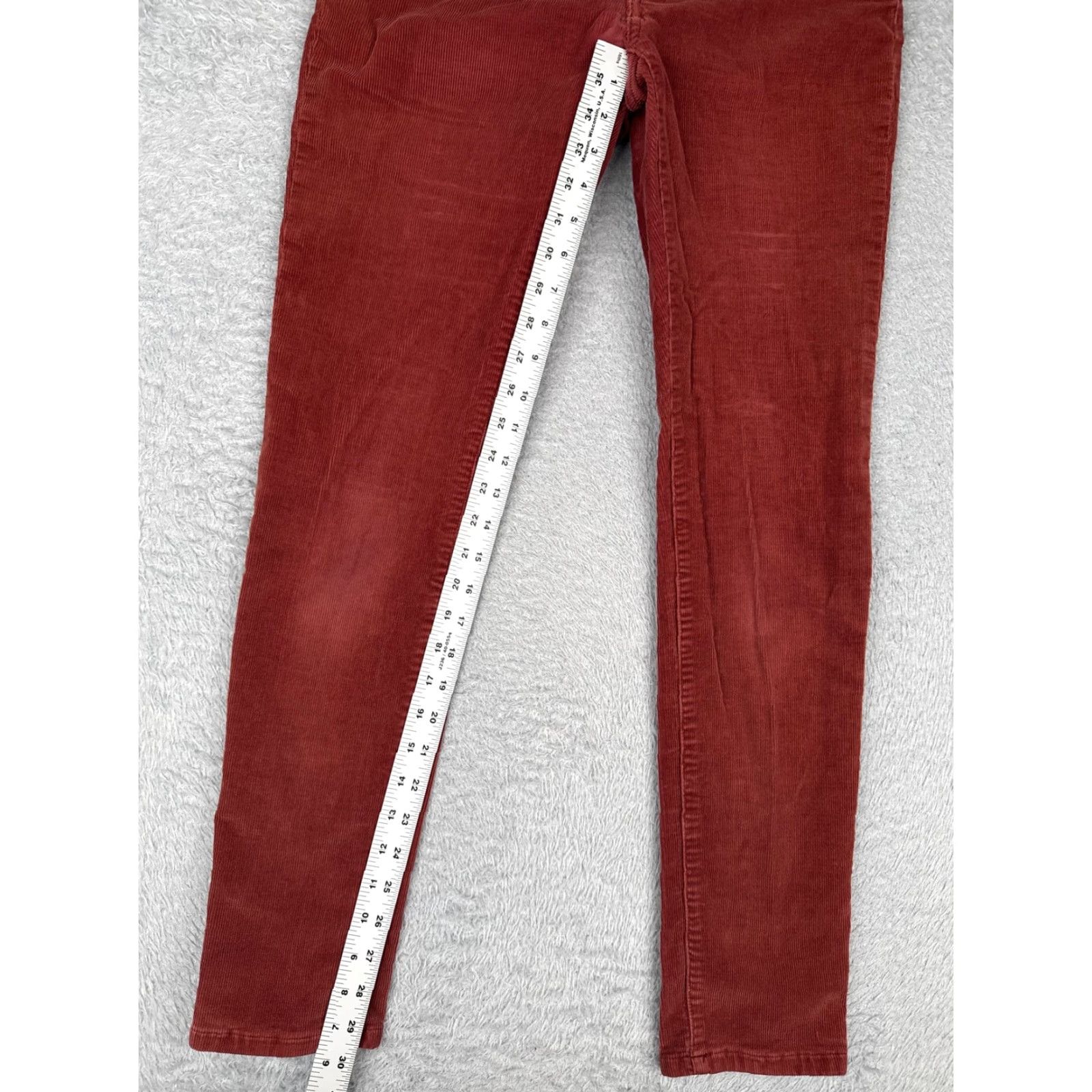 Patagonia Patagonia Pants Womens Slim Straight Corduroy 29 Red Organic Cotton Spandex Casual Pockets Logo Jeans Size 29" - 7 Thumbnail
