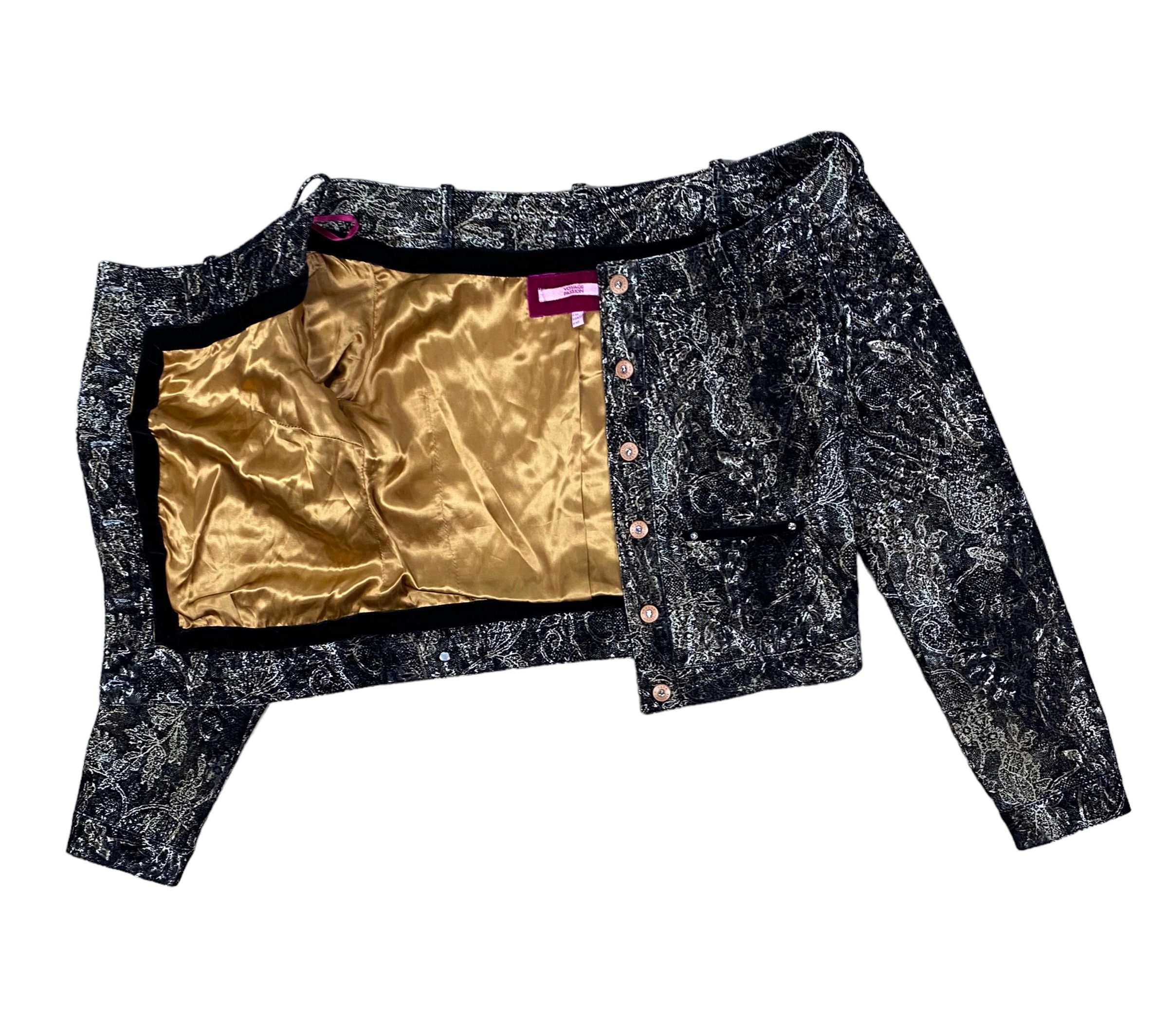Vintage × Voyage Voyage Passion Vintage Jacket decorated velvet pants style Size L / US 10 / IT 46 - 19 Thumbnail