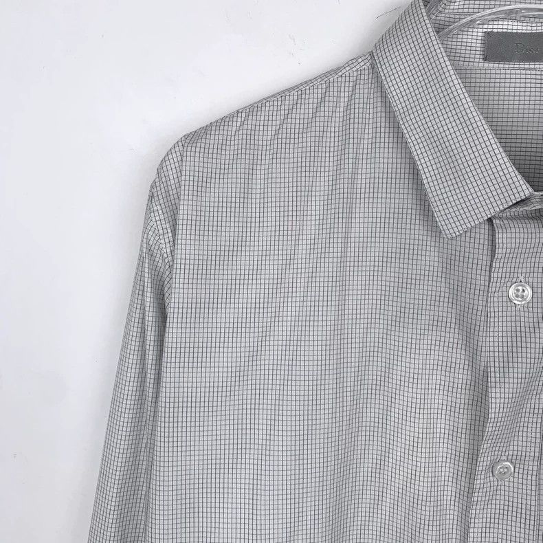 Dior Dior Little bee embroidery gray plaid lapel cotton long-sle Size US XXS / EU 40 - 3 Thumbnail
